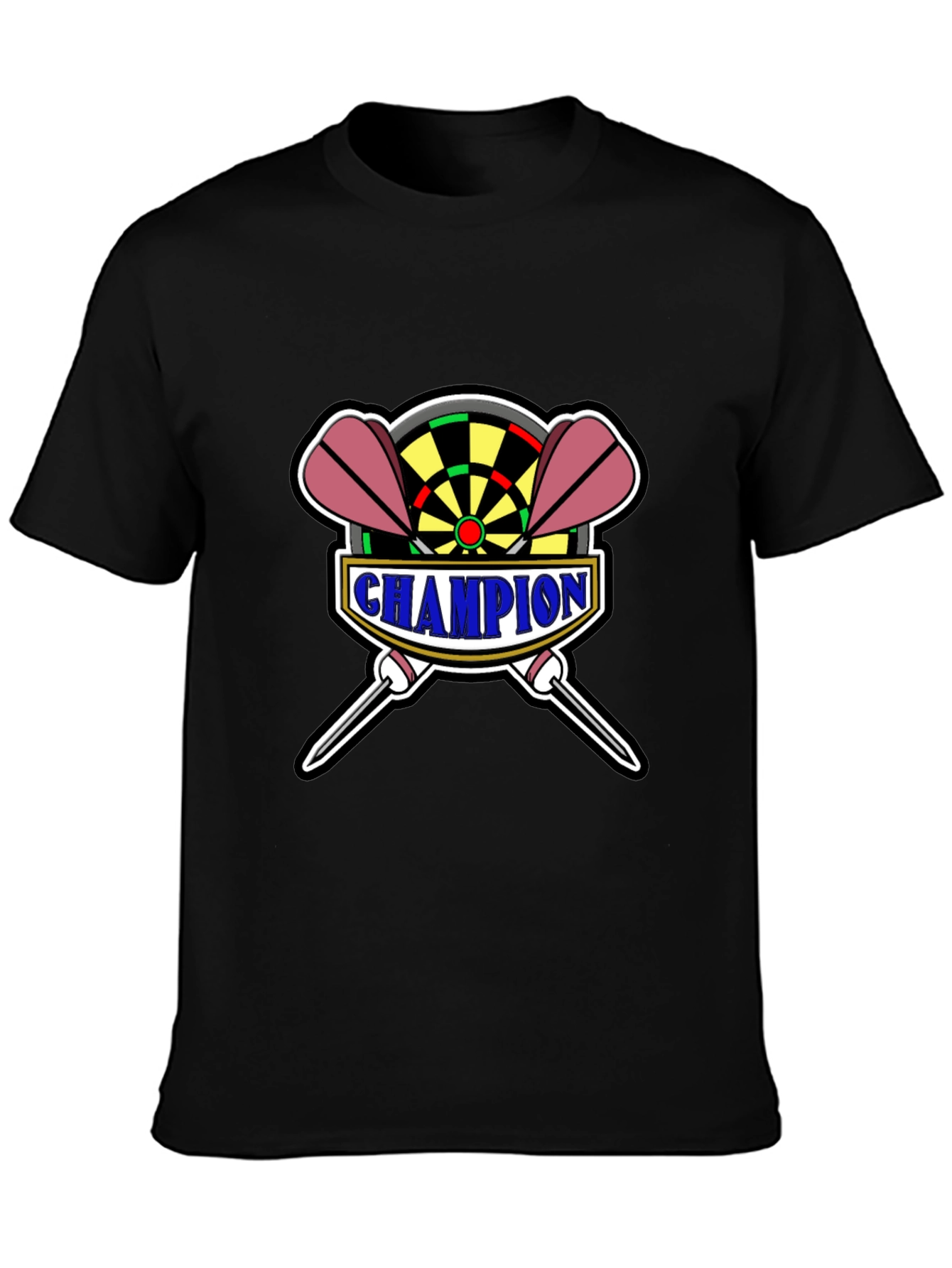 Champion Darts T-Shirt - Black