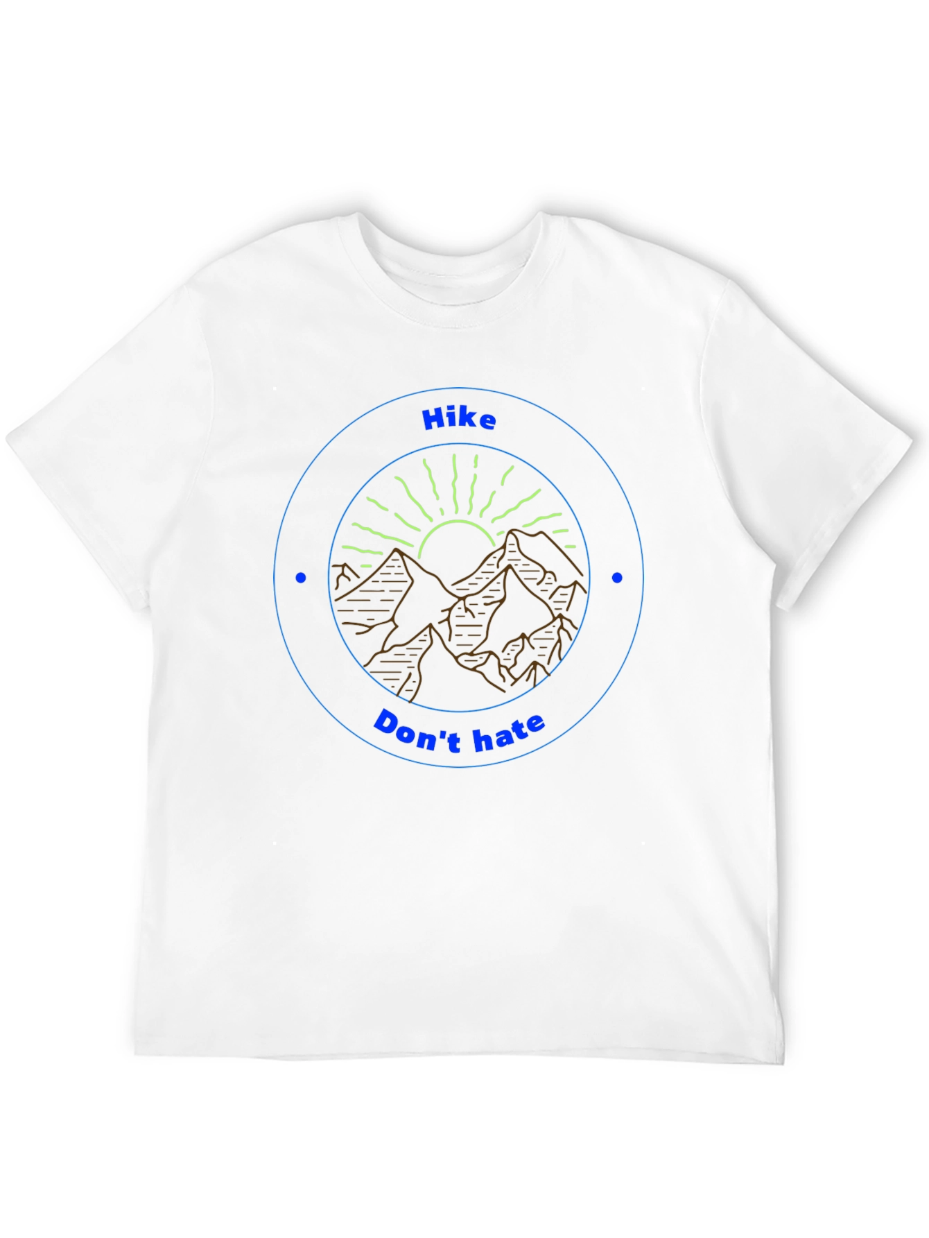 Hike Dont Hate Graphic Tee - Nature Lovers T-Shirt
