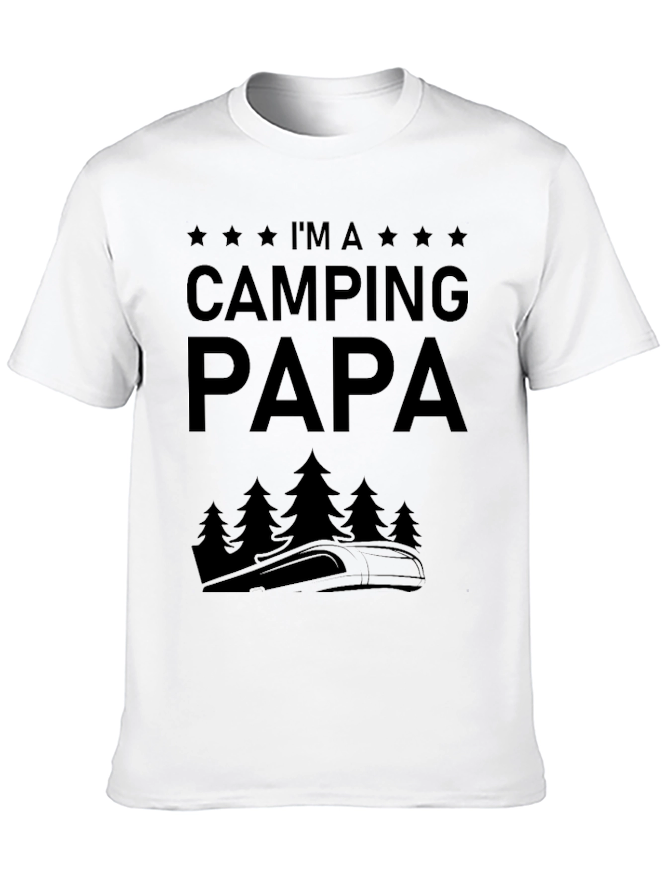 Camping Papa T-Shirt - Outdoor Adventure Dad Tee