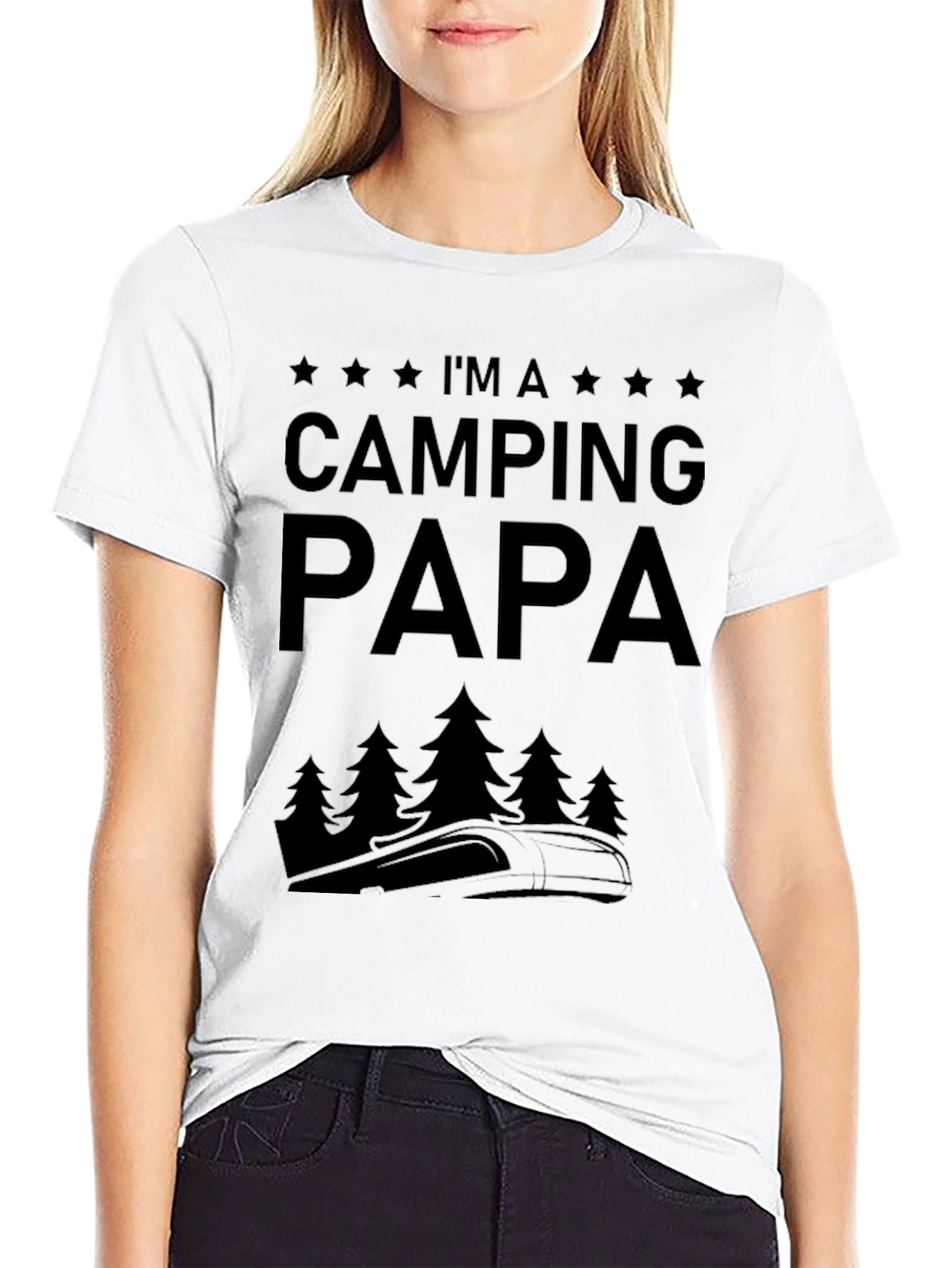 Camping Papa T-Shirt - Outdoor Adventure Dad Tee