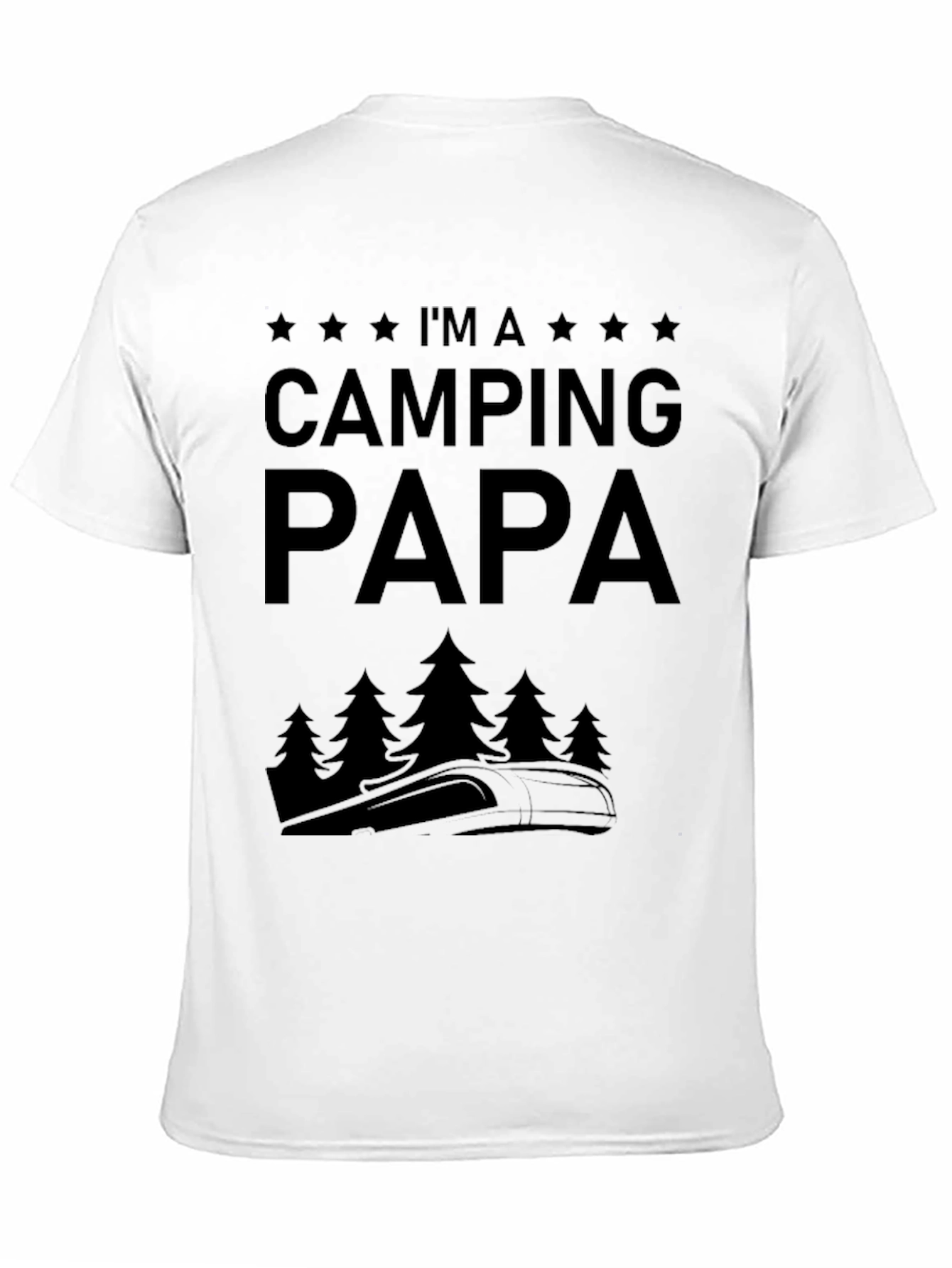Camping Papa T-Shirt - Outdoor Adventure Dad Tee