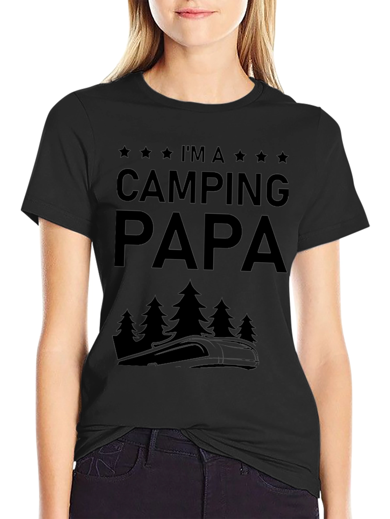 Camping Papa T-Shirt - Outdoor Adventure Dad Tee