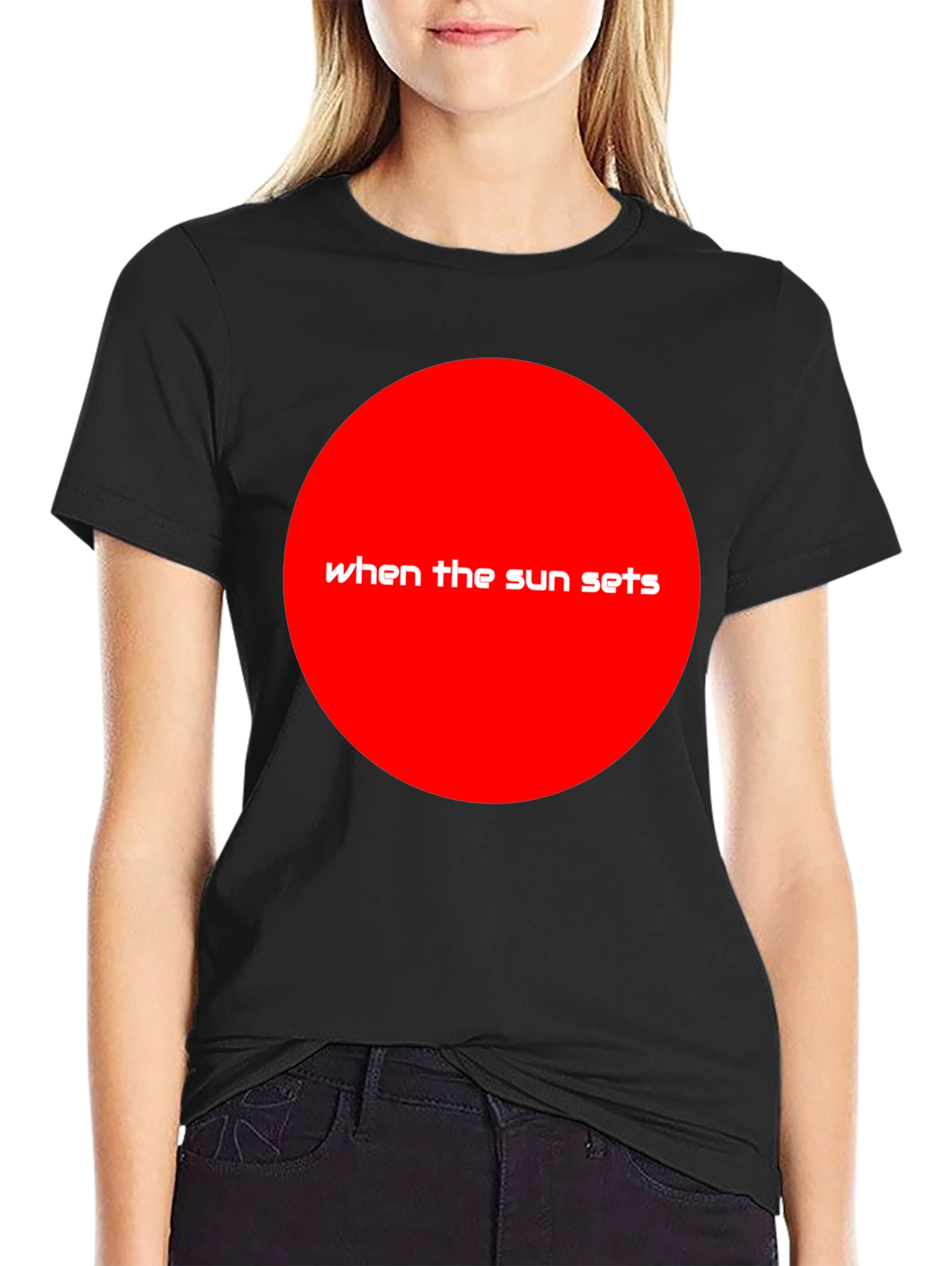 Sunset Graphic Tee - When The Sun Sets Shirt