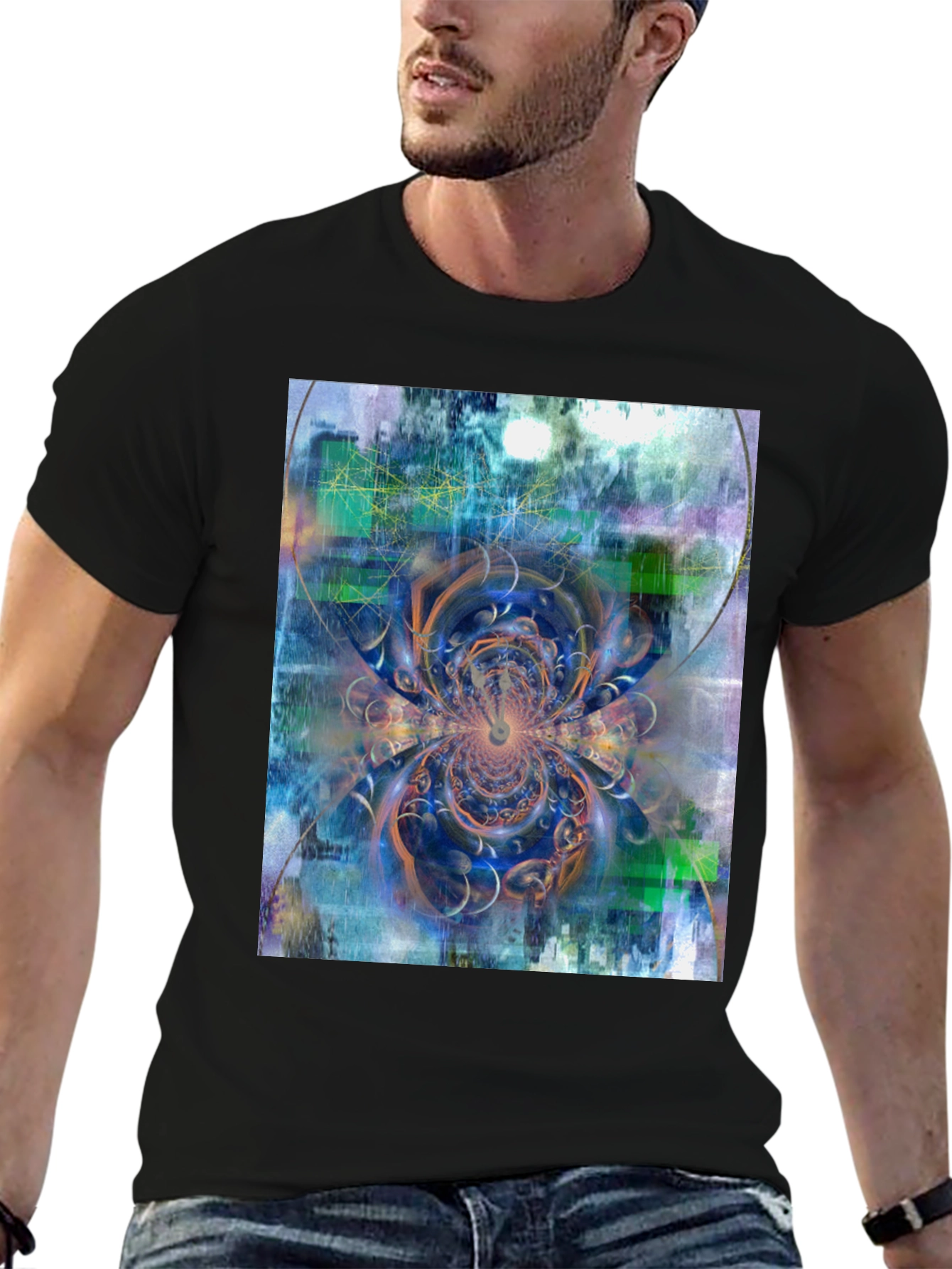 Abstract Art Print T-Shirt