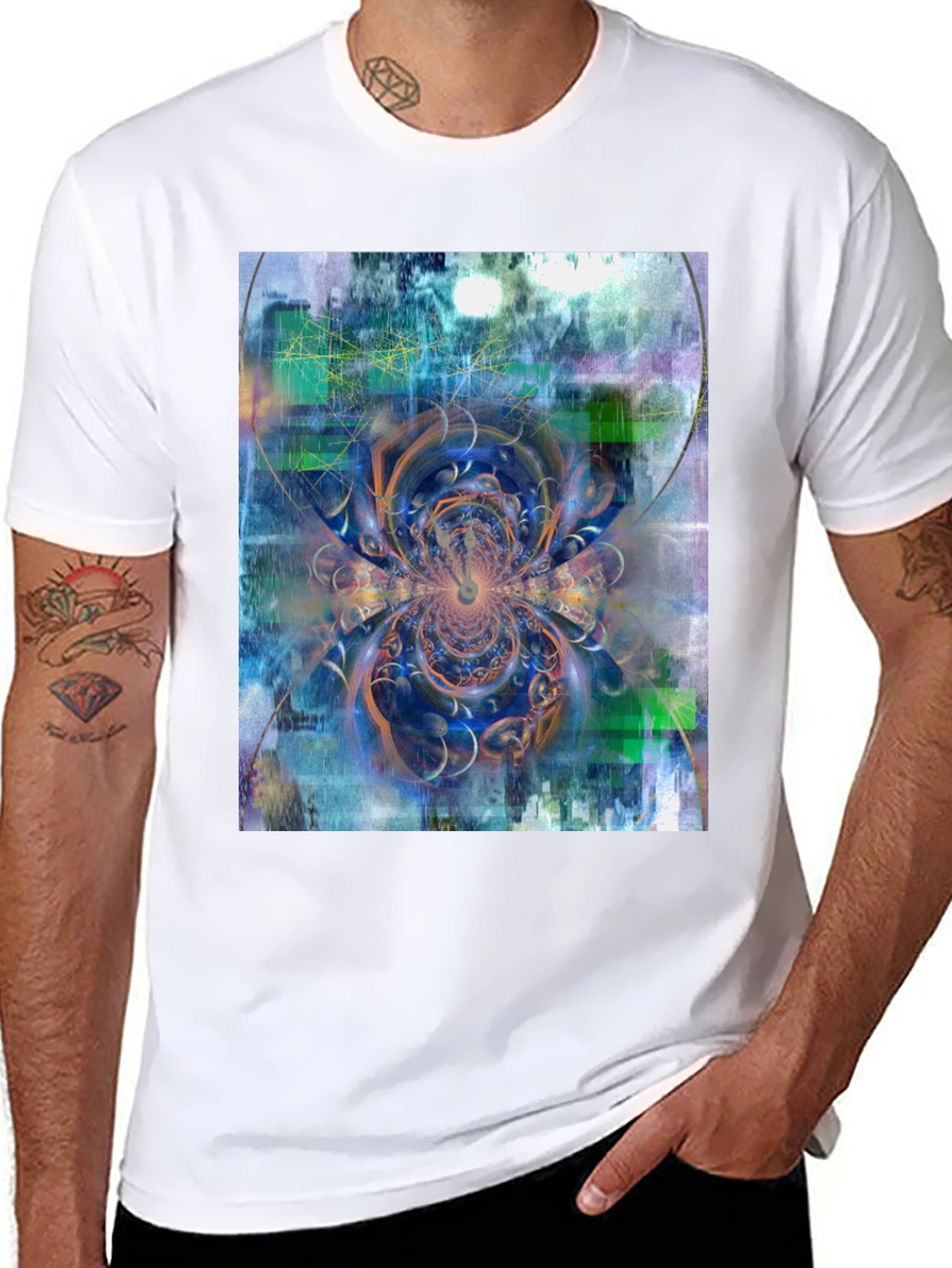 Abstract Art Print T-Shirt