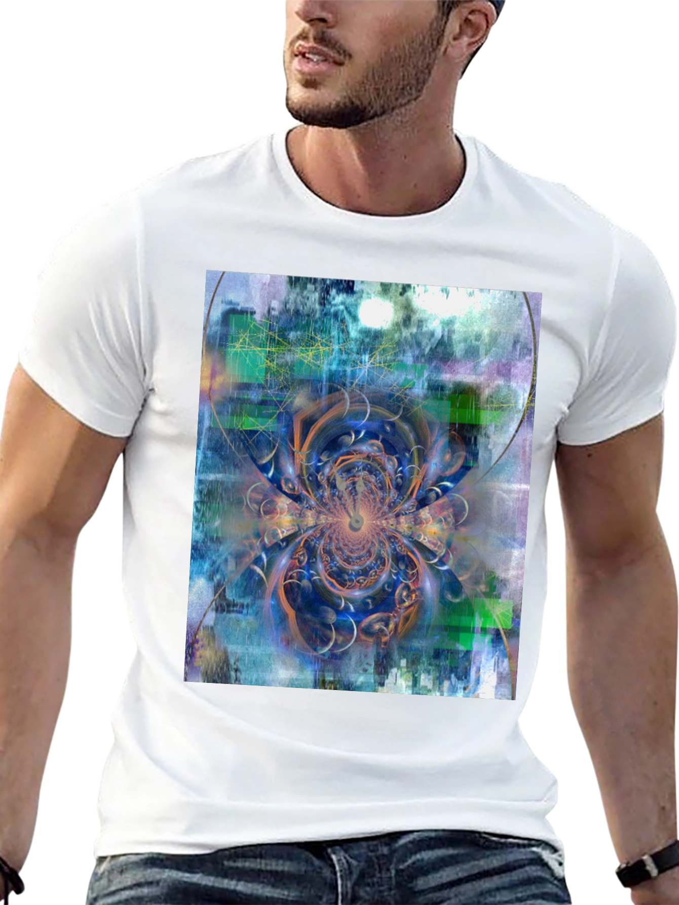 Abstract Art Print T-Shirt