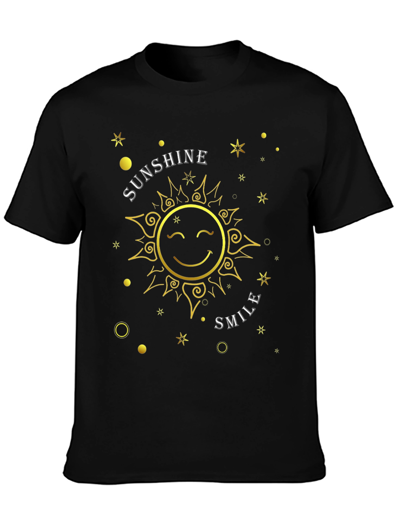 Sunshine Smile Graphic Tee - Positive Vibes Shirt