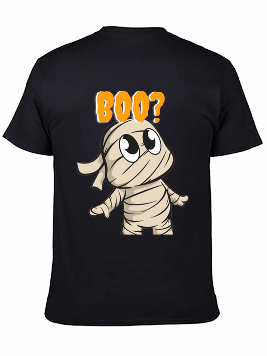 Boo? Mummy Graphic Tee - Halloween Shirt