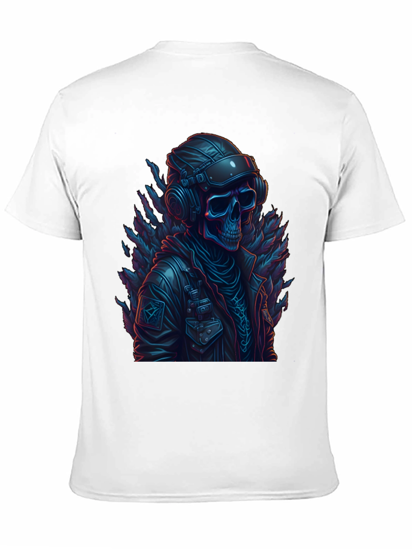 Skull Pilot Graphic Tee - Edgy Fashion