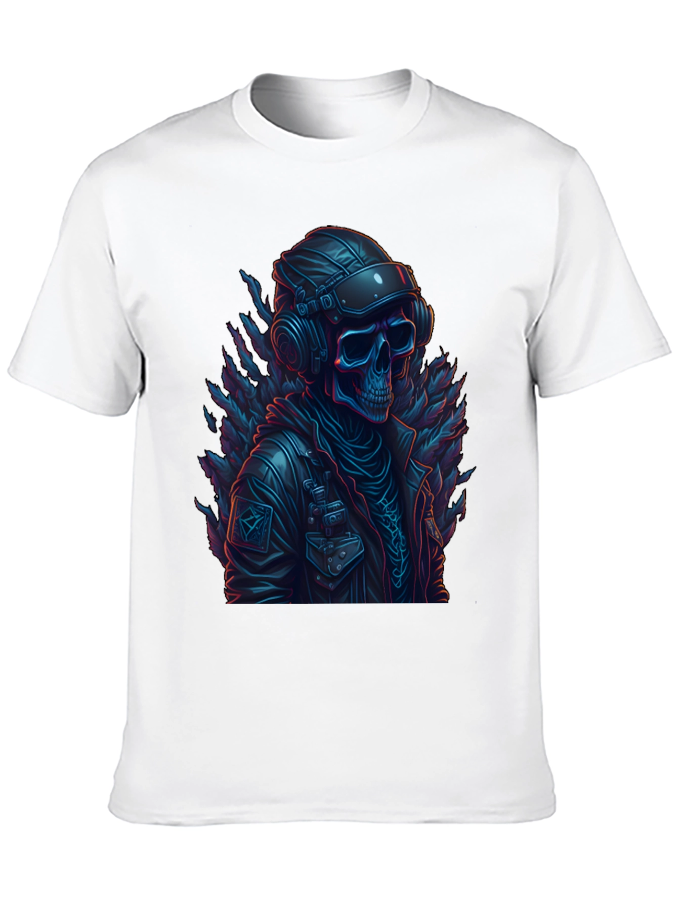 Skull Pilot Graphic Tee - Edgy Fashion
