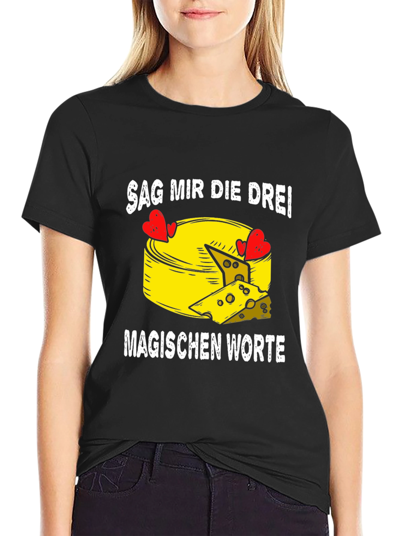Say the Three Magic Words Cheese Lovers Tee