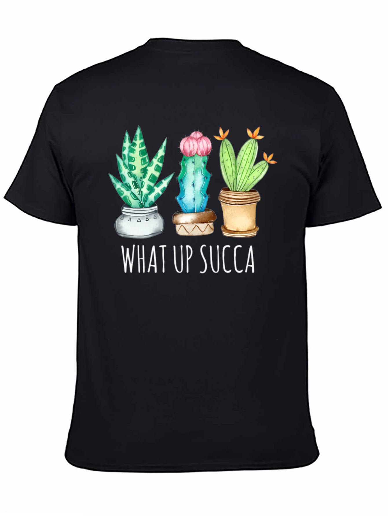 What Up Succa Cactus Graphic Tee