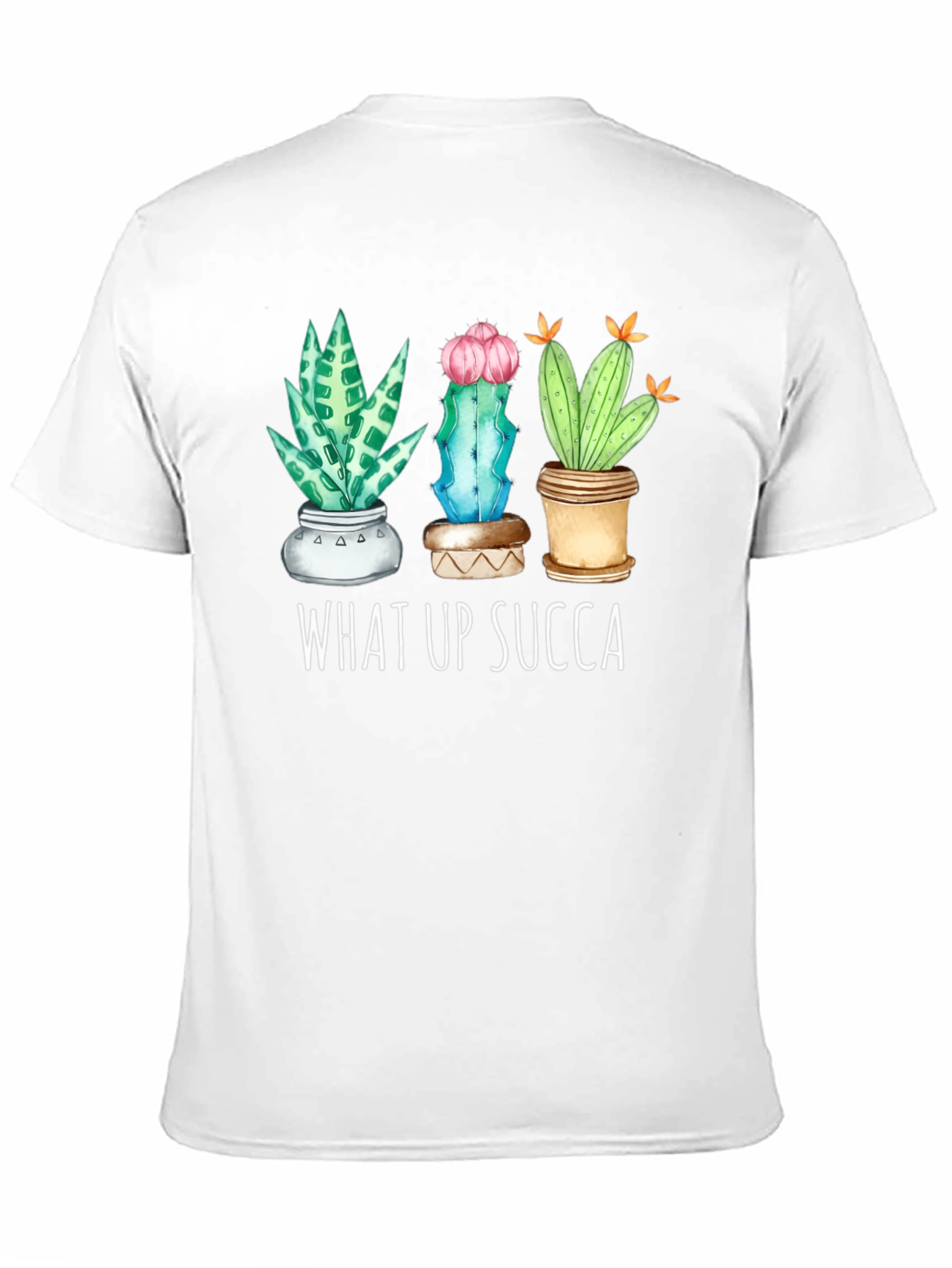 What Up Succa Cactus Graphic Tee