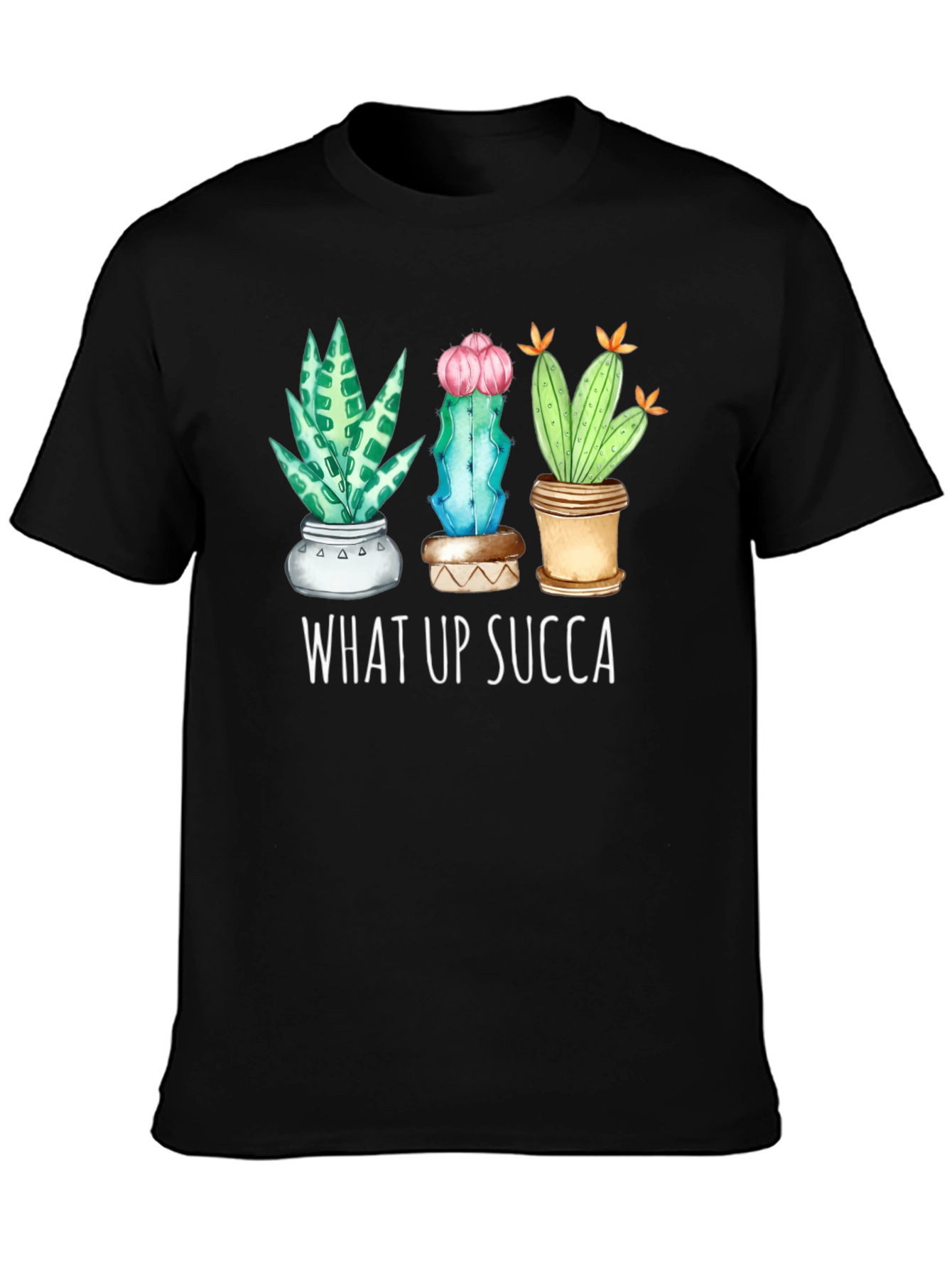 What Up Succa Cactus Graphic Tee