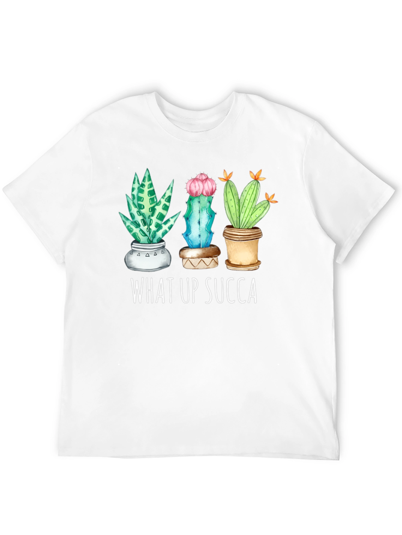 What Up Succa Cactus Graphic Tee