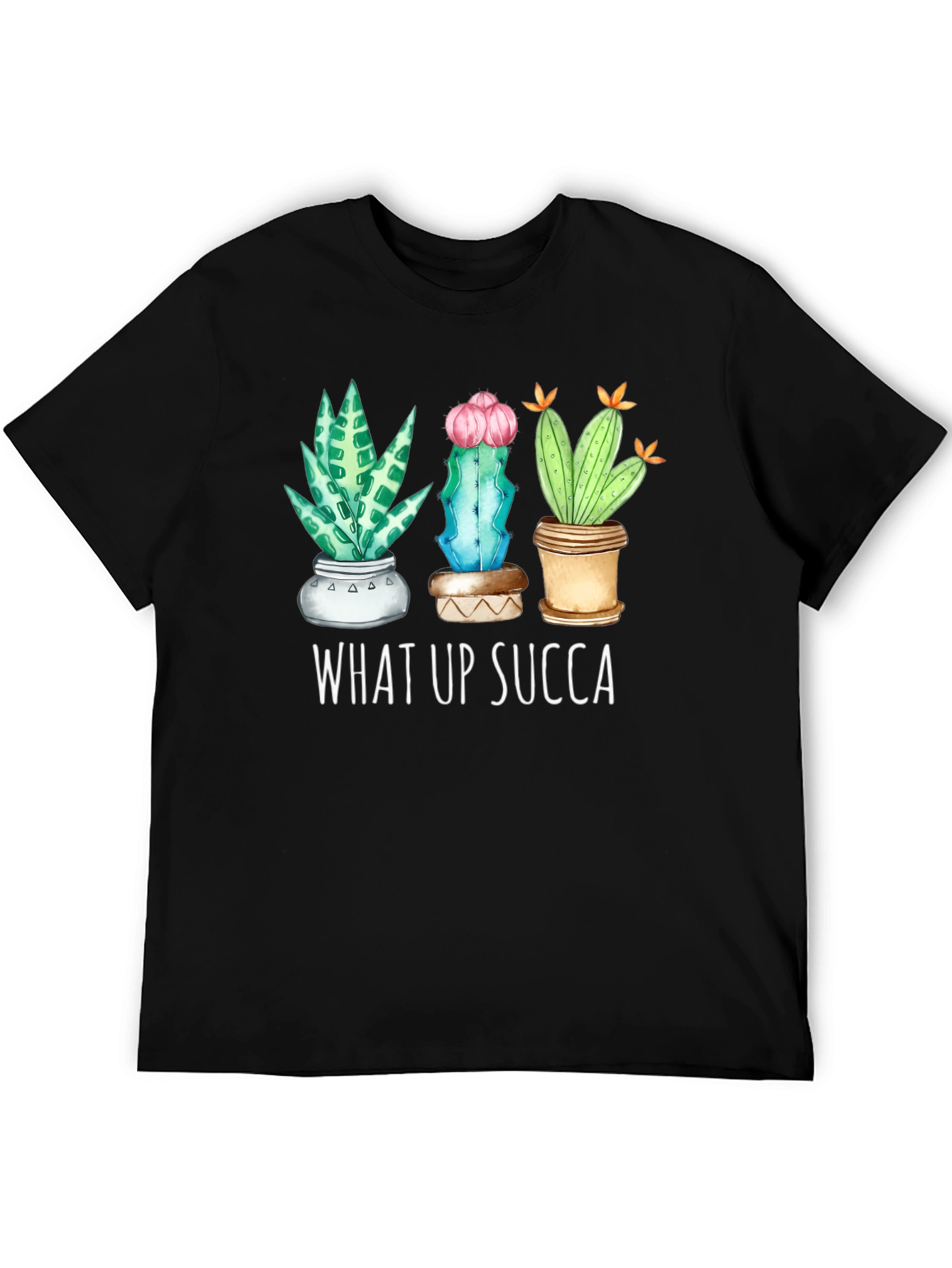 What Up Succa Cactus Graphic Tee