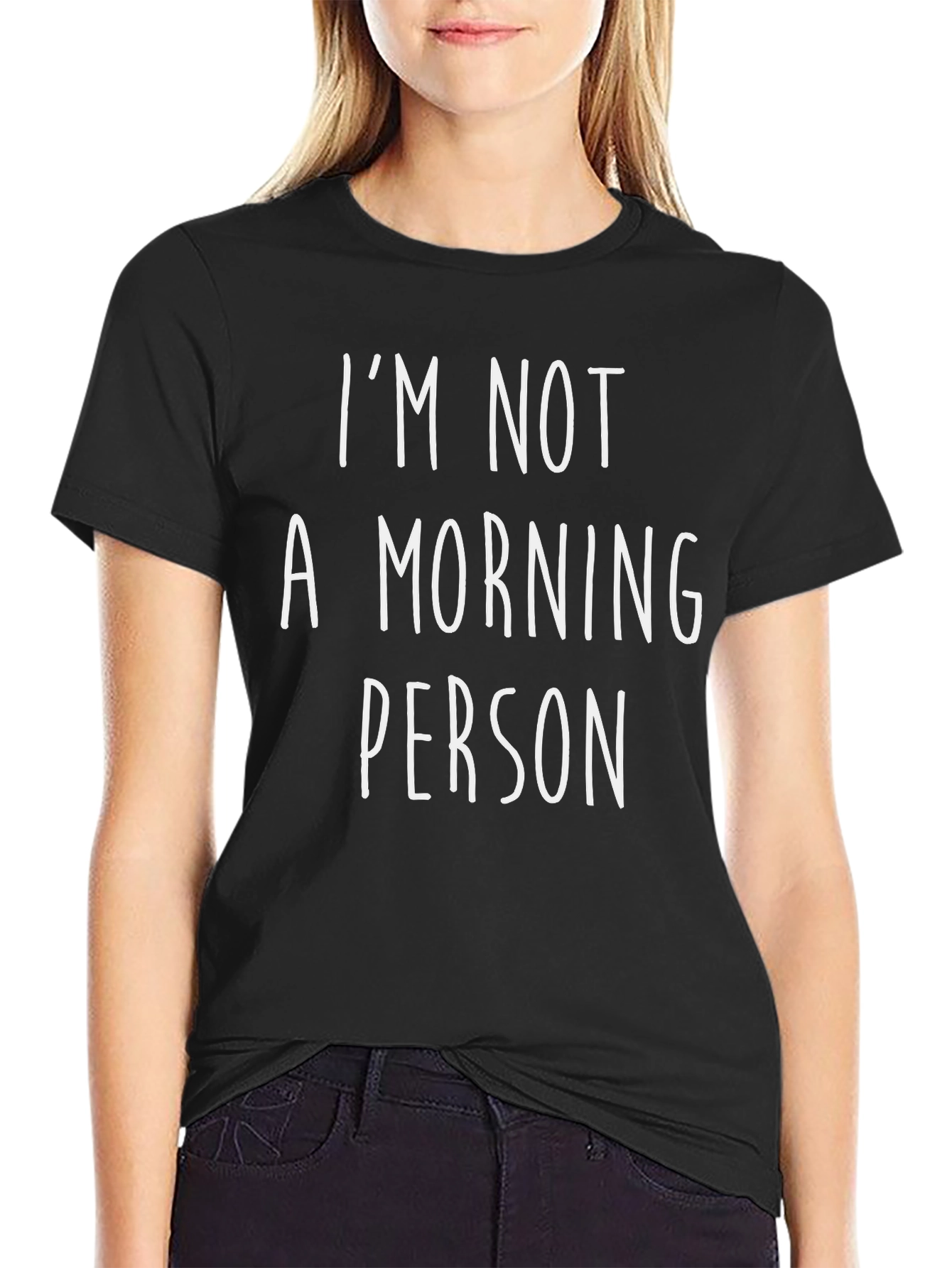 Funny Im Not A Morning Person Graphic Tee