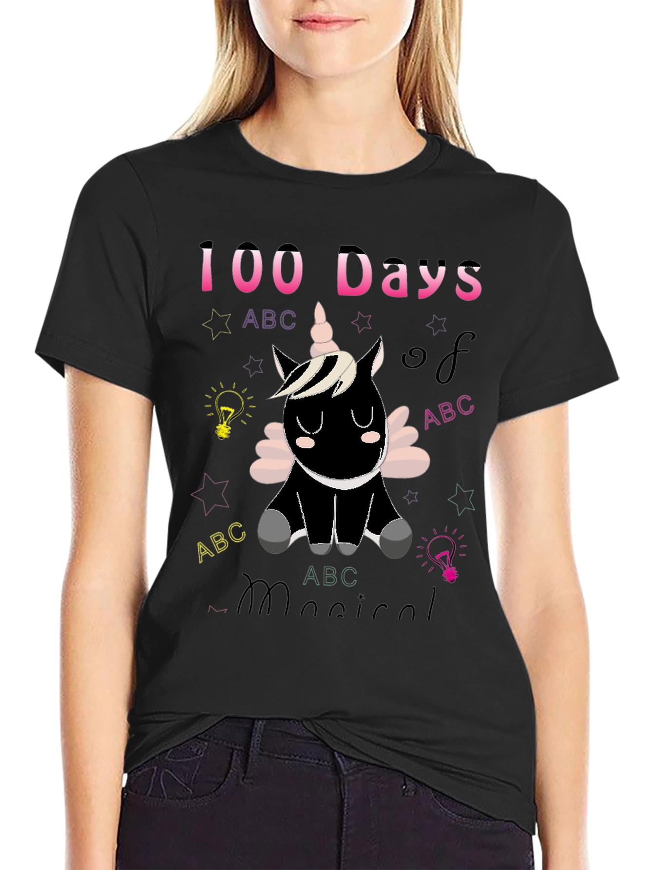 100 Days Magical Unicorn Kids T-Shirt