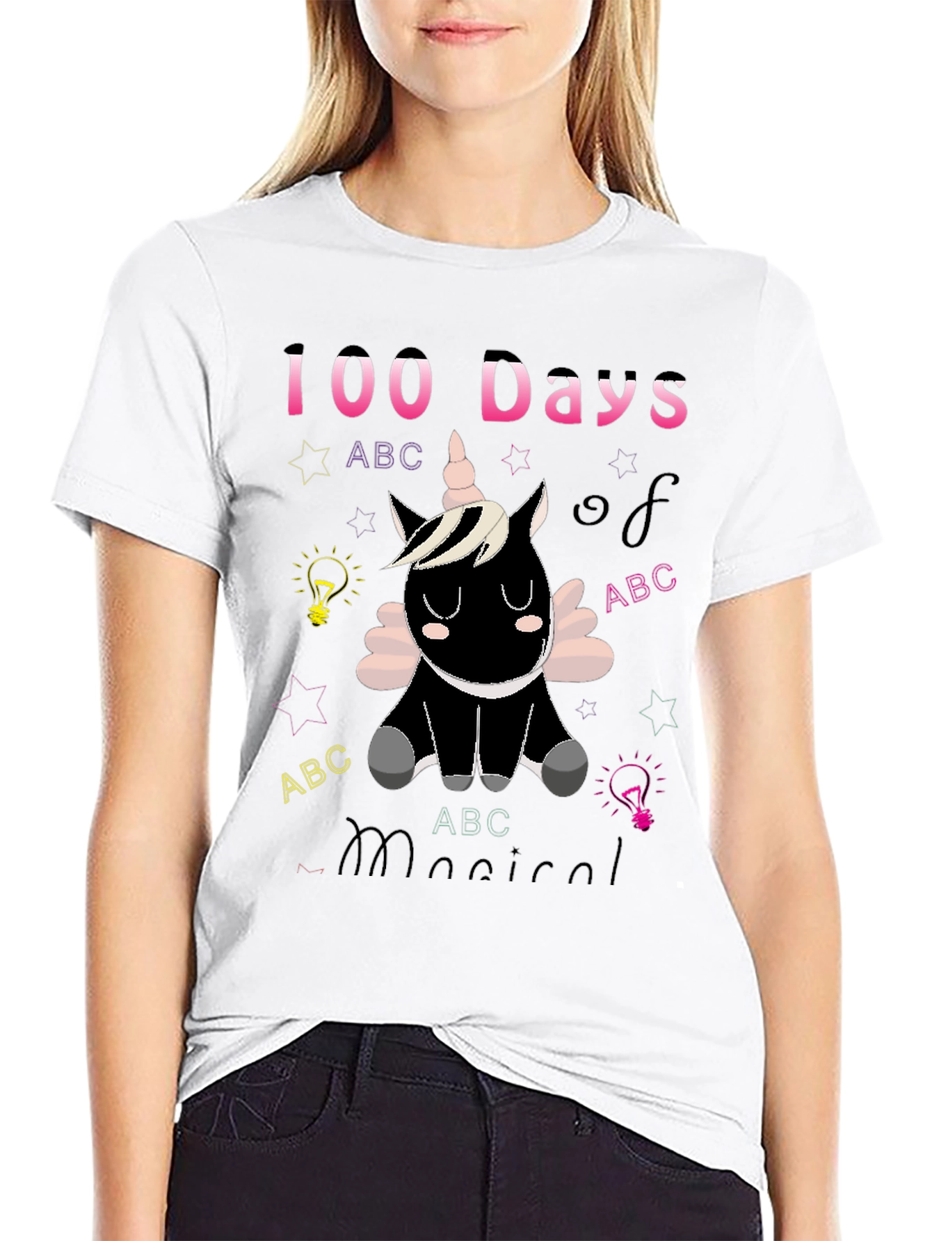 100 Days Magical Unicorn Kids T-Shirt