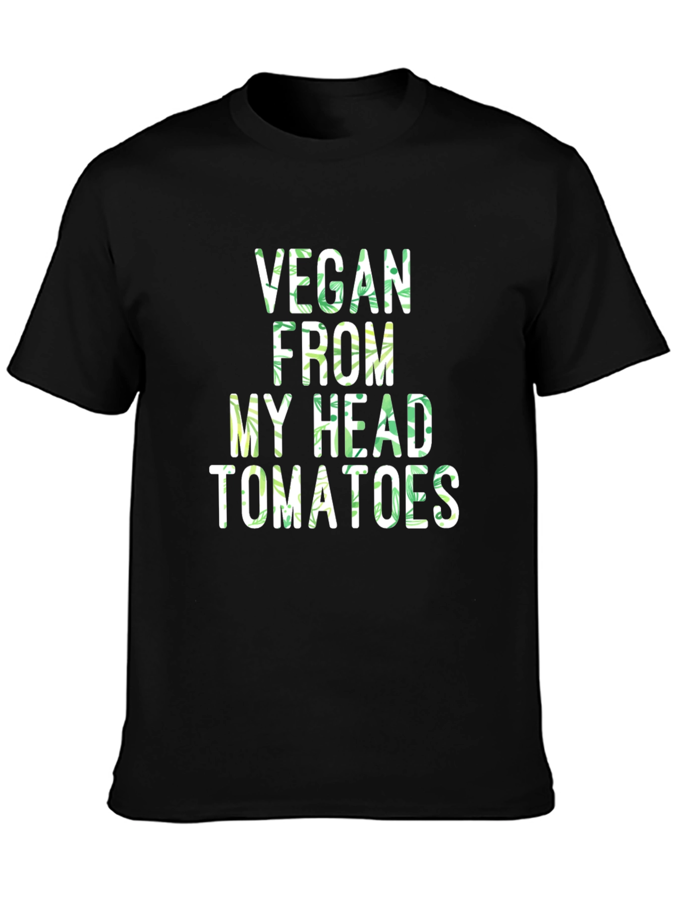 Vegan Head Tomatoes Graphic T-Shirt