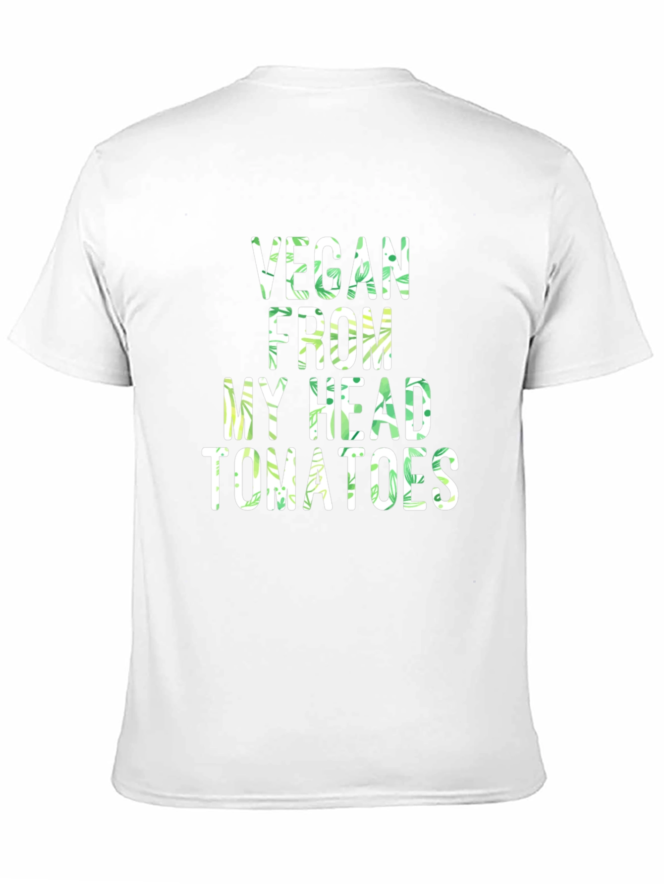 Vegan Head Tomatoes Graphic T-Shirt