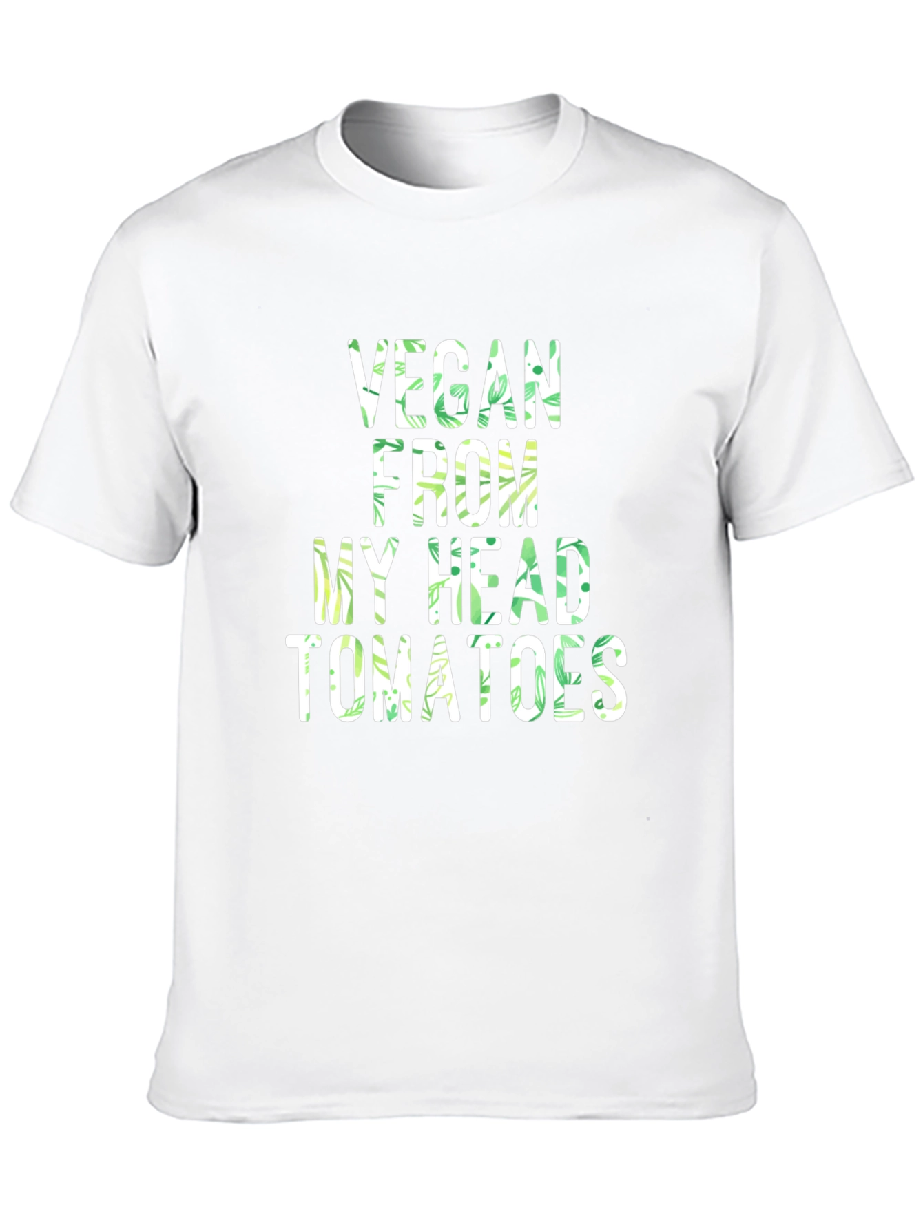 Vegan Head Tomatoes Graphic T-Shirt