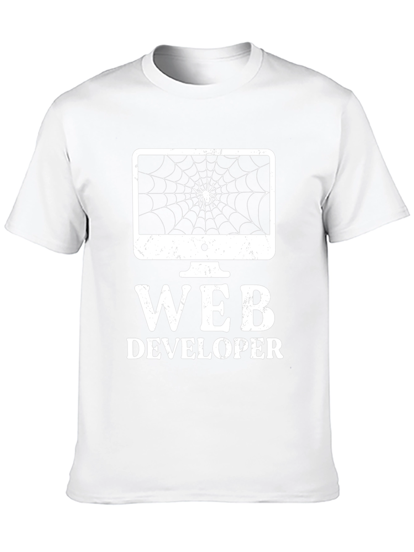 Web Developer Spider Web Graphic T-Shirt