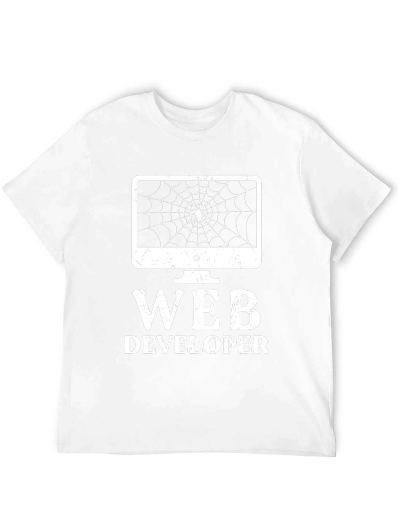 Web Developer Spider Web Graphic T-Shirt