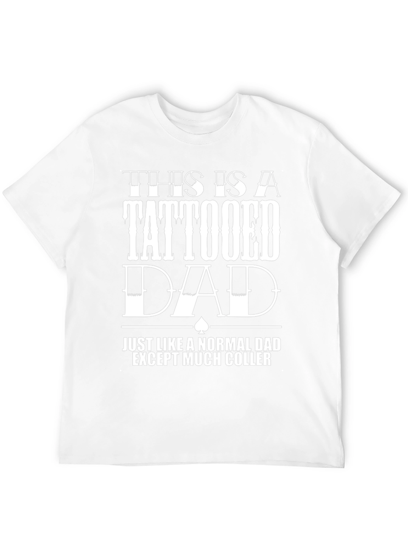Tattooed Dad Black T-Shirt - Cool Dad Gift