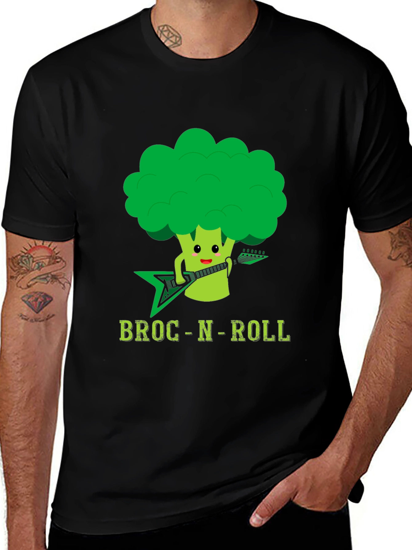 Broccoli Rocker T-Shirt - Broc N Roll Tee