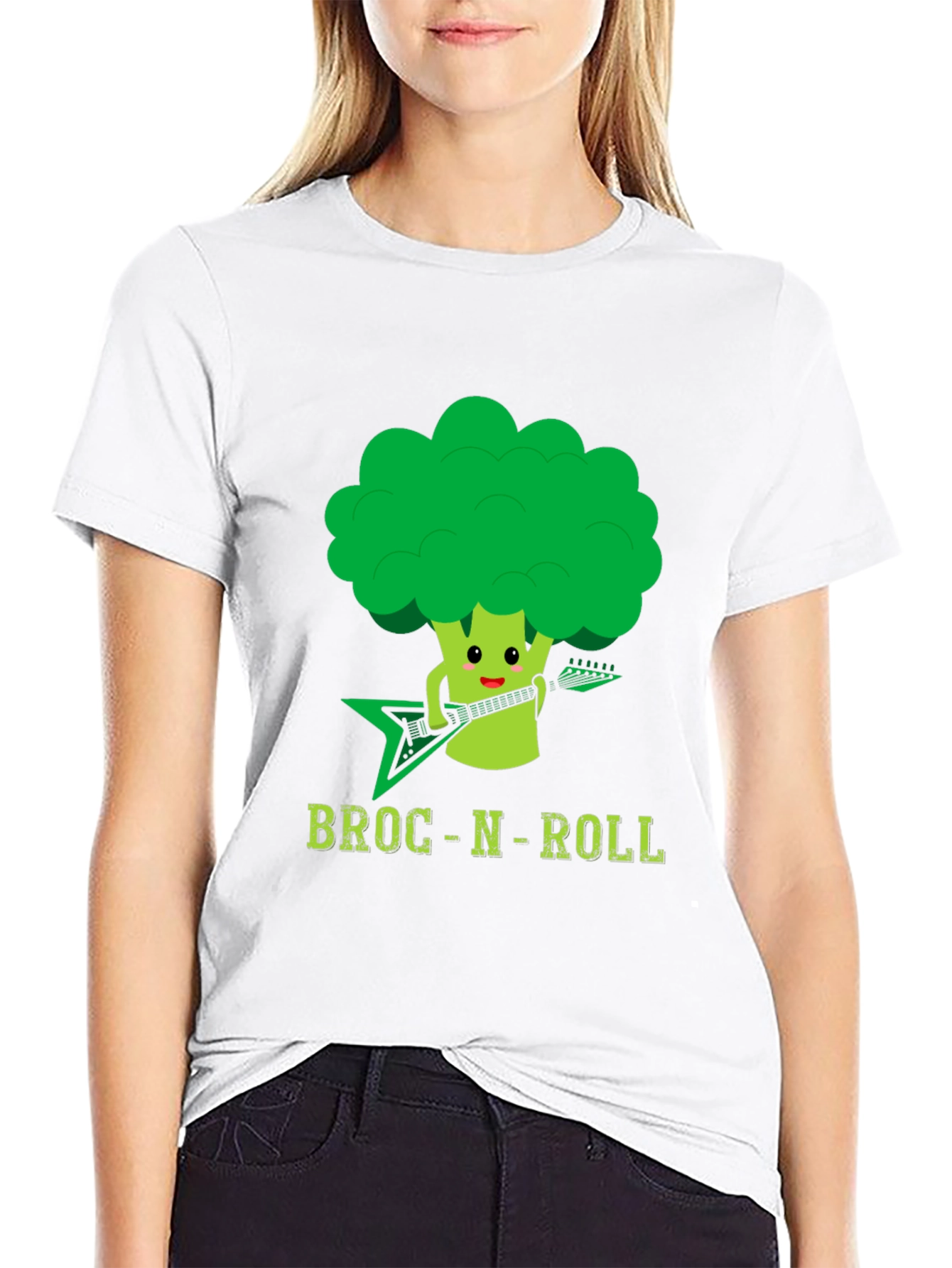 Broccoli Rocker T-Shirt - Broc N Roll Tee