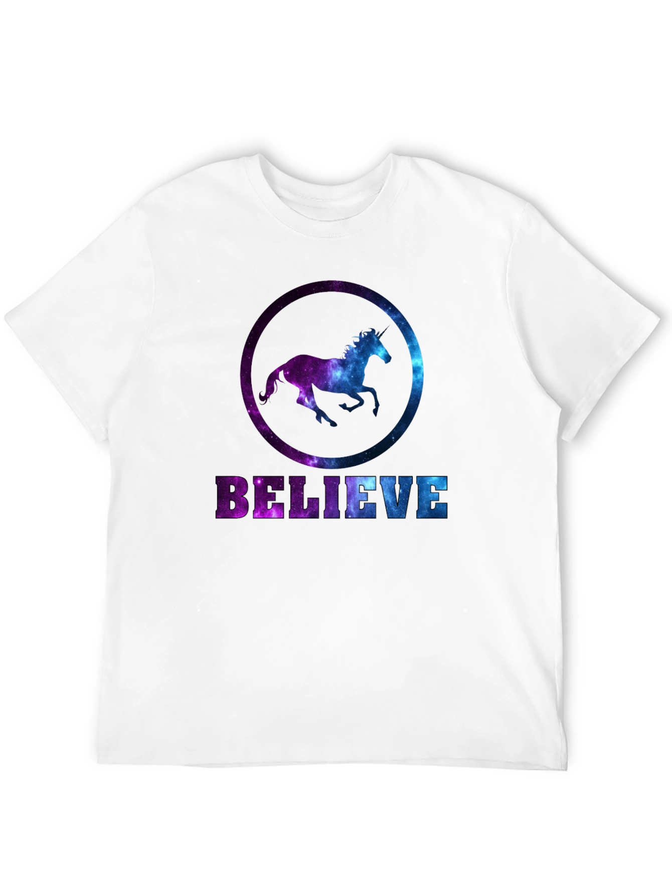 Believe Galaxy Horse Graphic Tee