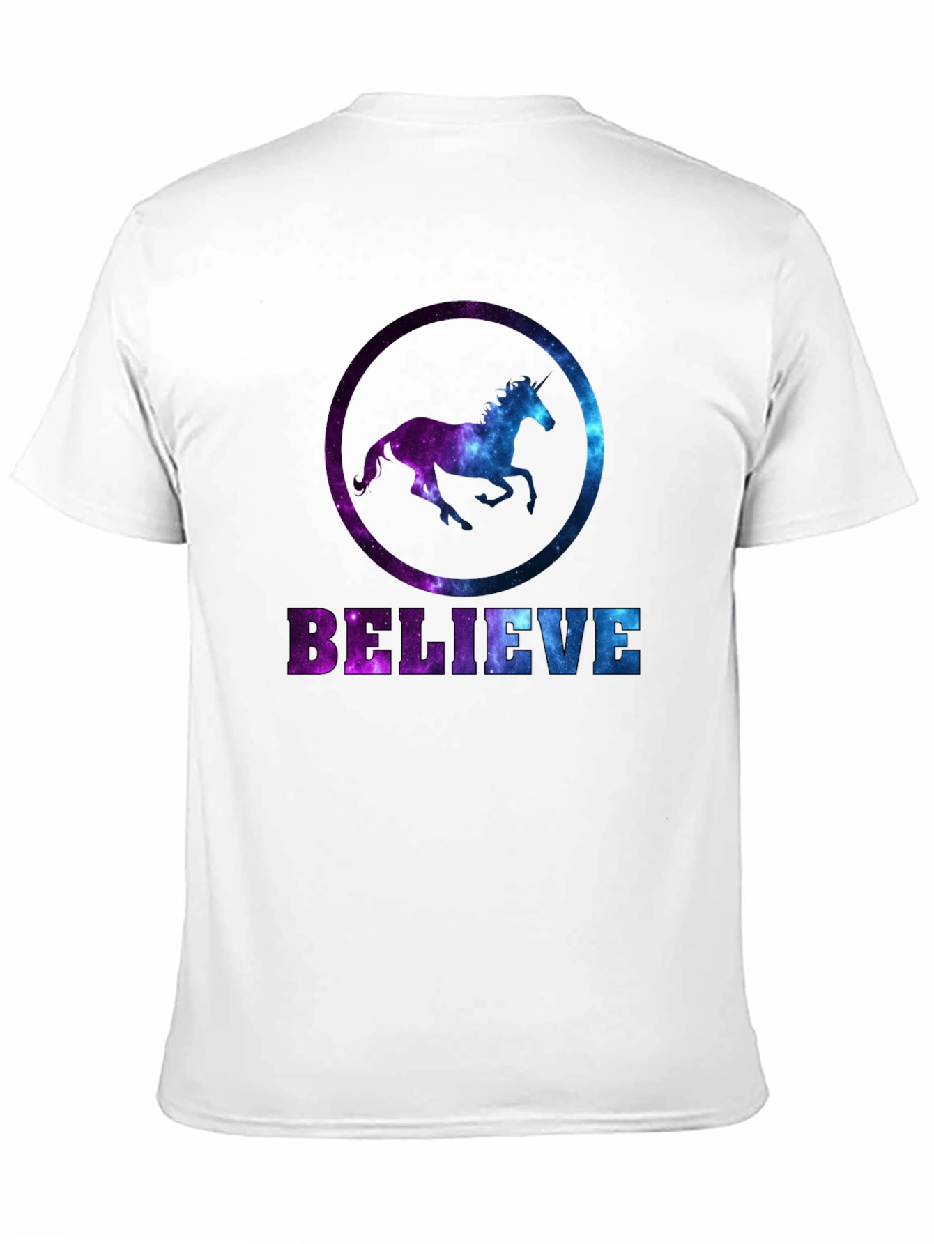 Believe Galaxy Horse Graphic Tee