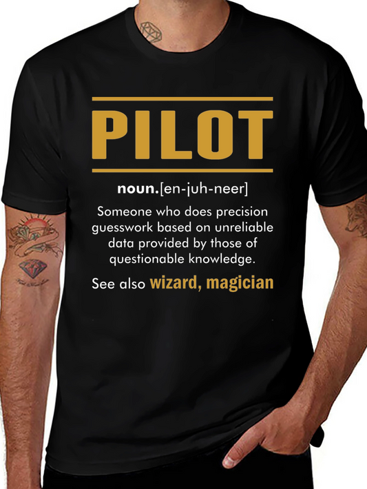 Pilot Definition T-Shirt - Precision Guesswork Apparel