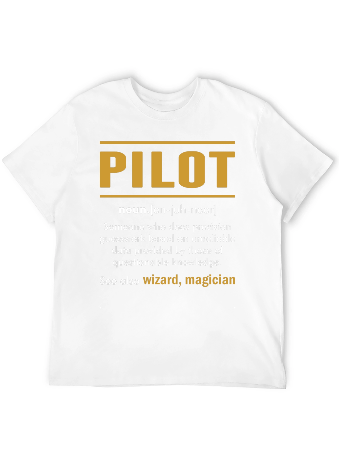Pilot Definition T-Shirt - Precision Guesswork Apparel