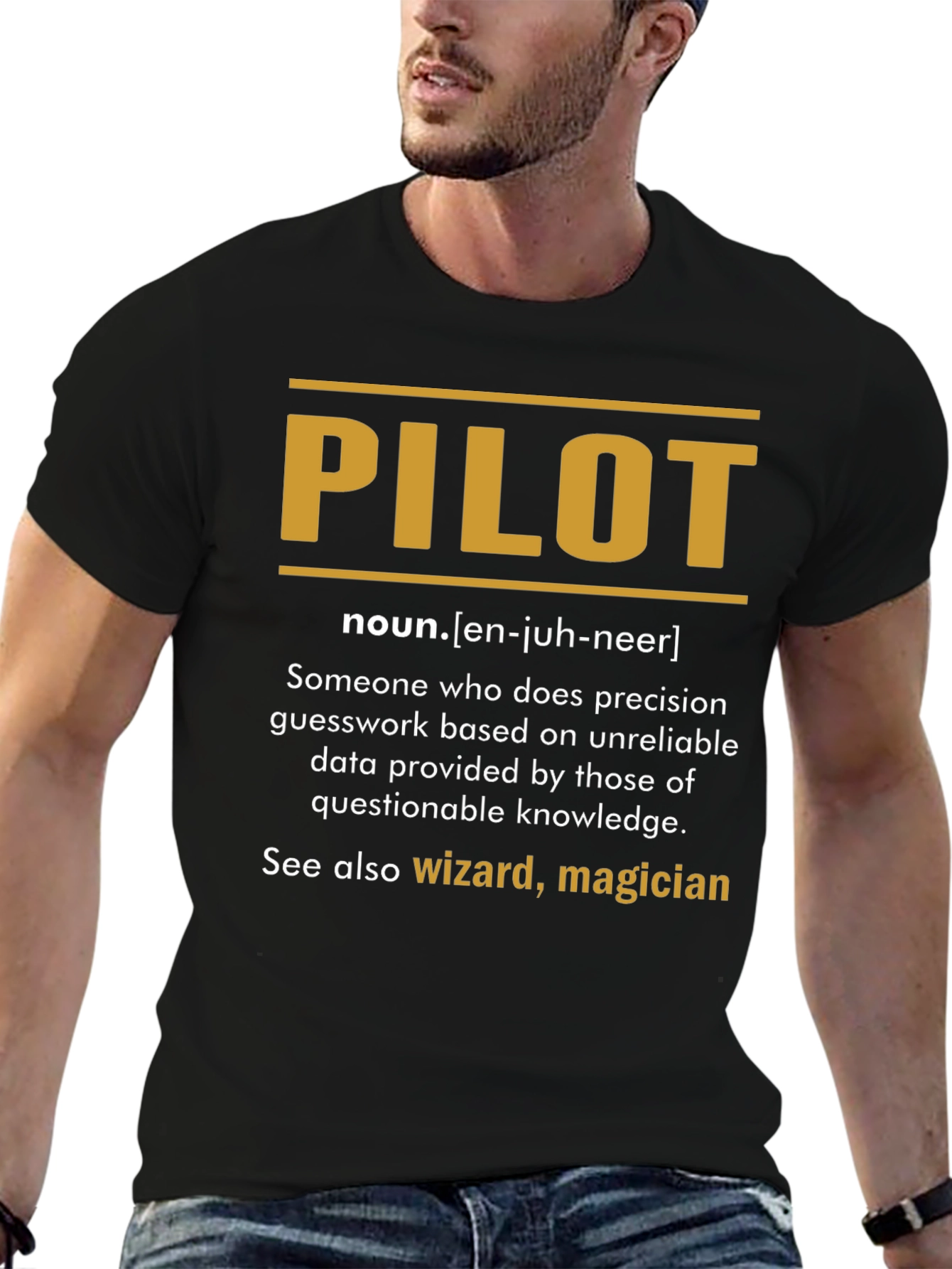 Pilot Definition T-Shirt - Precision Guesswork Apparel