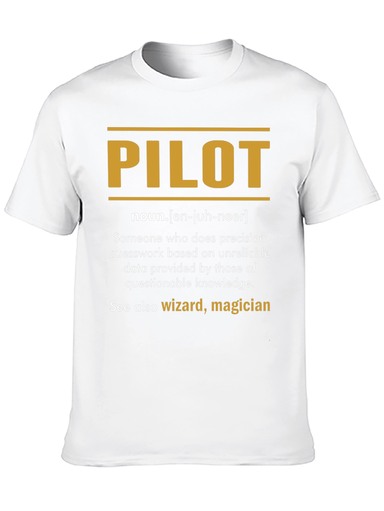 Pilot Definition T-Shirt - Precision Guesswork Apparel