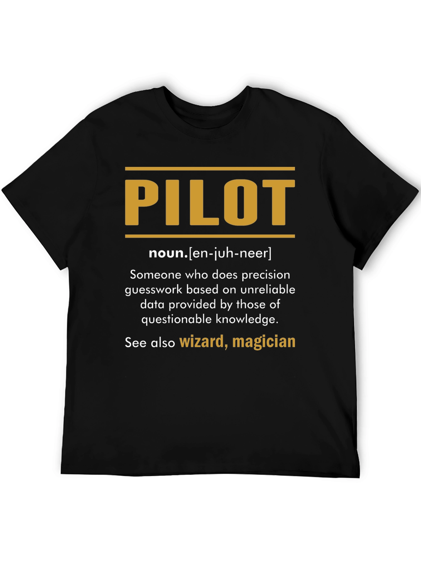 Pilot Definition T-Shirt - Precision Guesswork Apparel