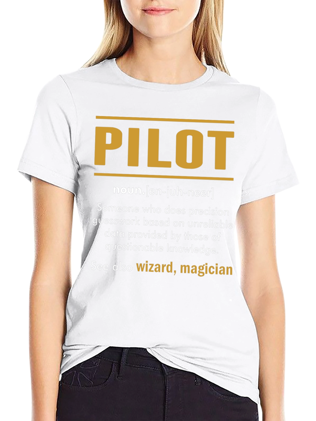 Pilot Definition T-Shirt - Precision Guesswork Apparel