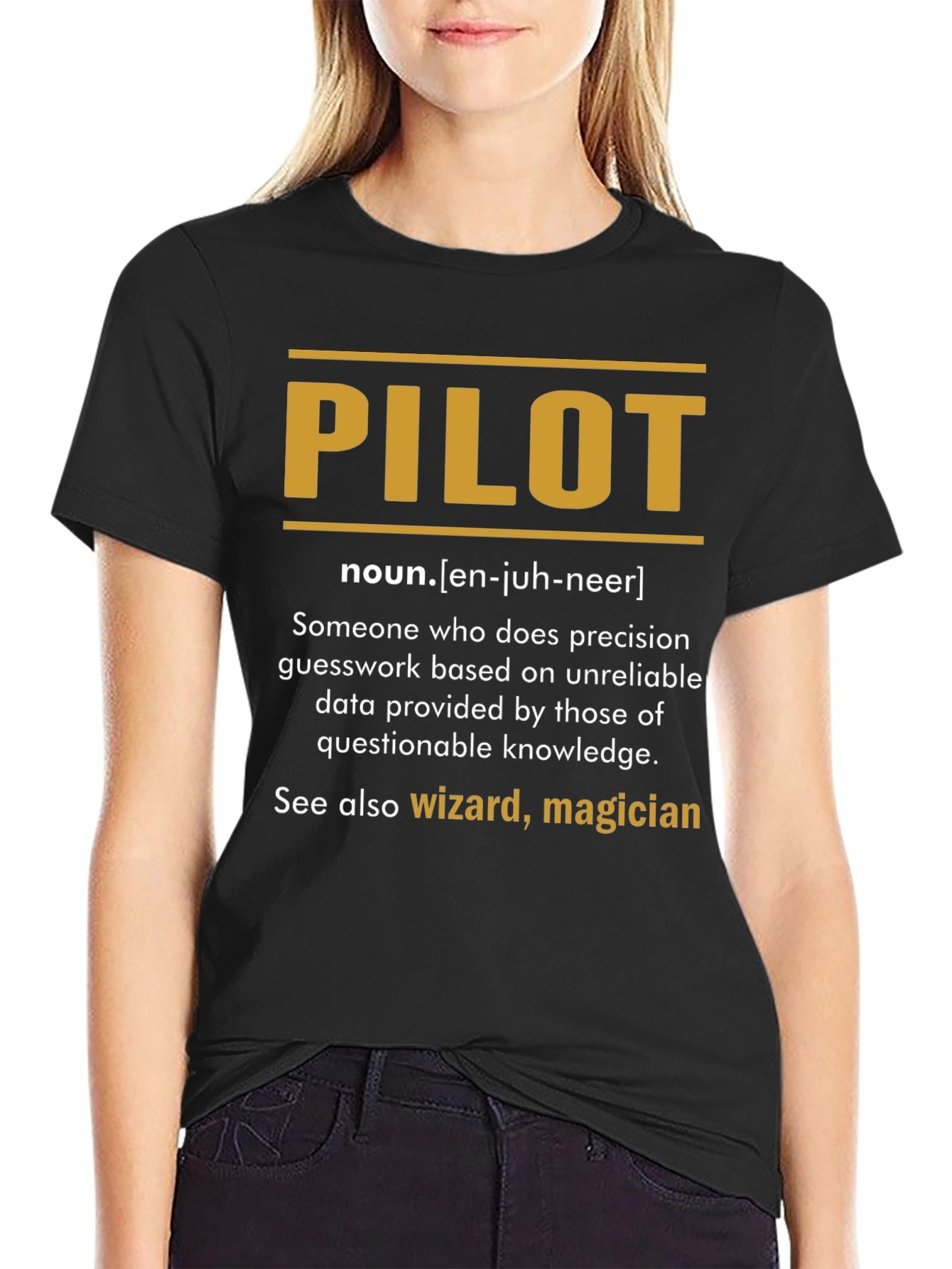 Pilot Definition T-Shirt - Precision Guesswork Apparel