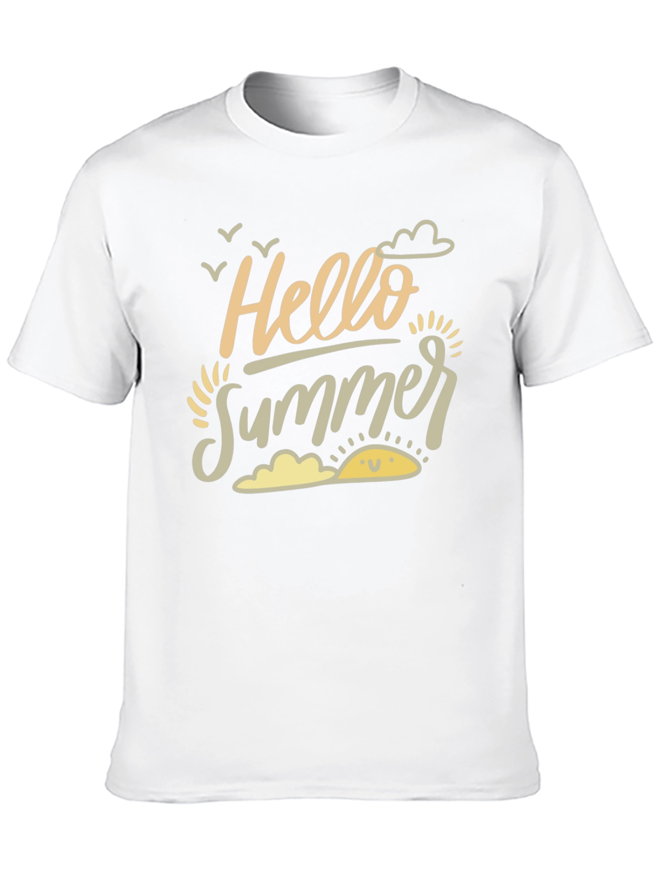 Hello Summer Graphic Tee - Black