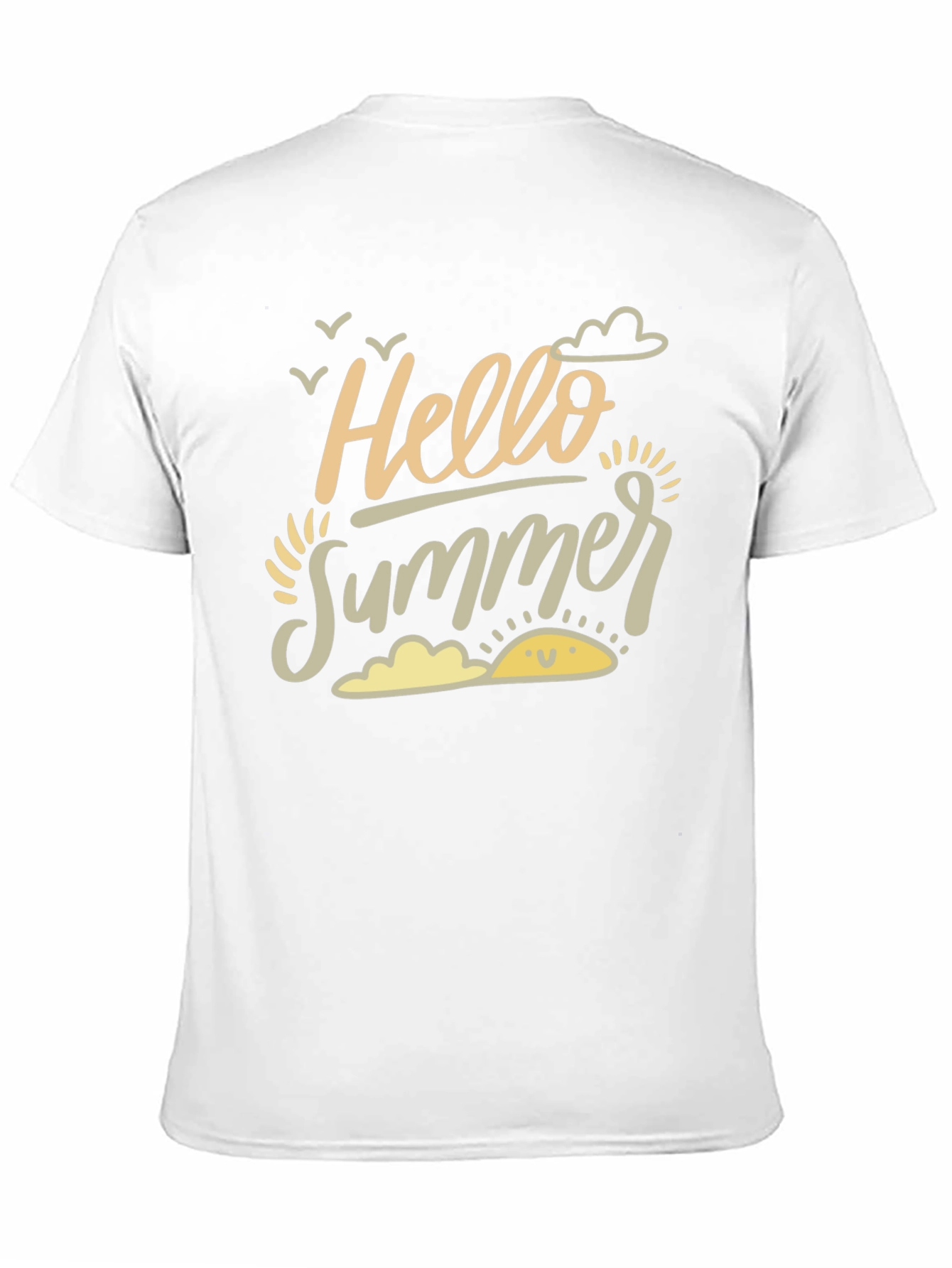Hello Summer Graphic Tee - Black