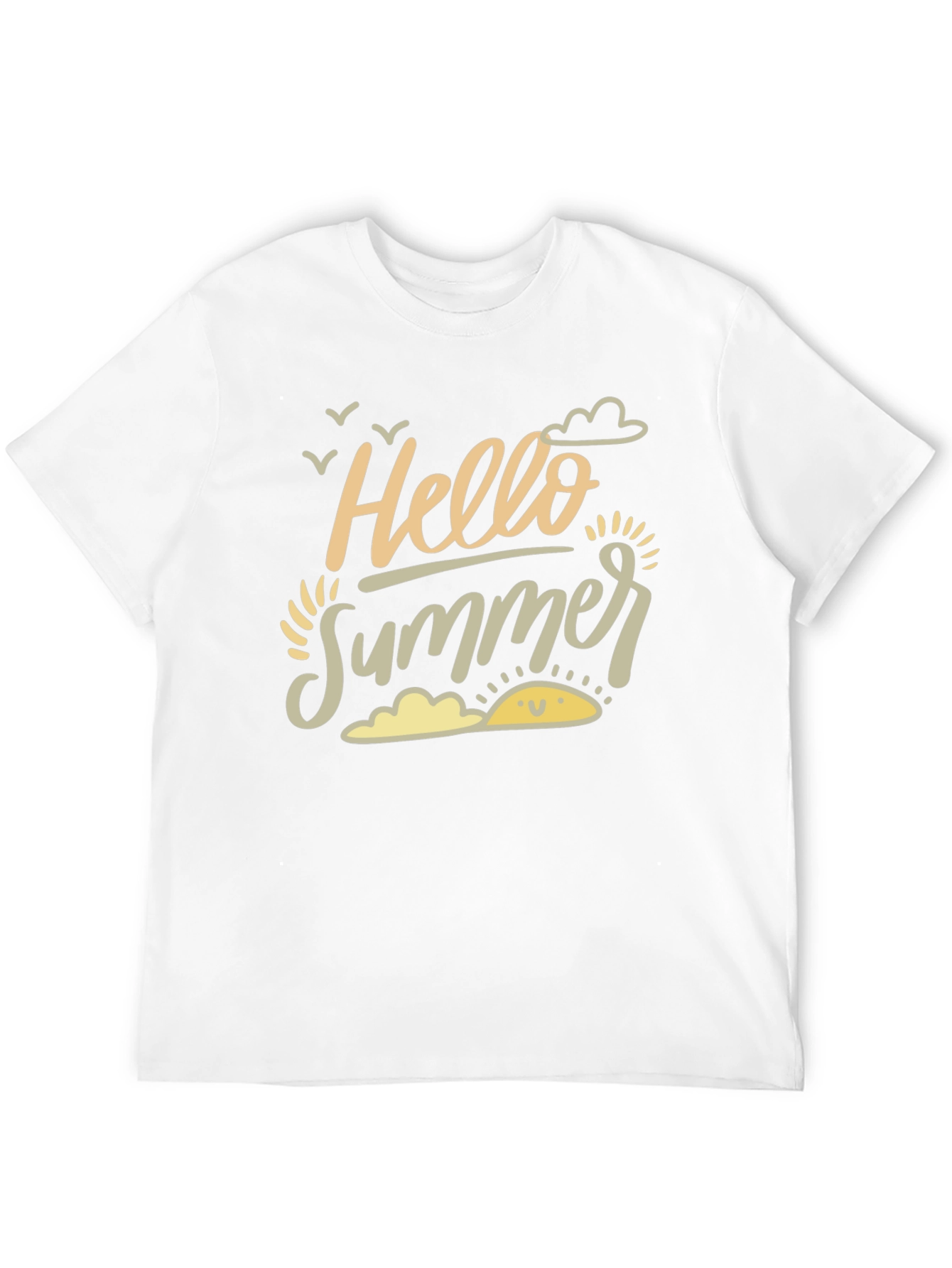 Hello Summer Graphic Tee - Black