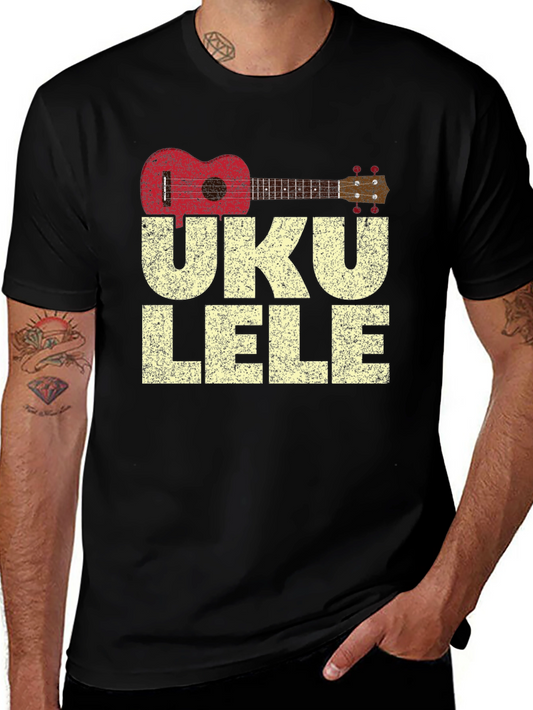 Vintage Ukulele T-Shirt - Music Lover Tee