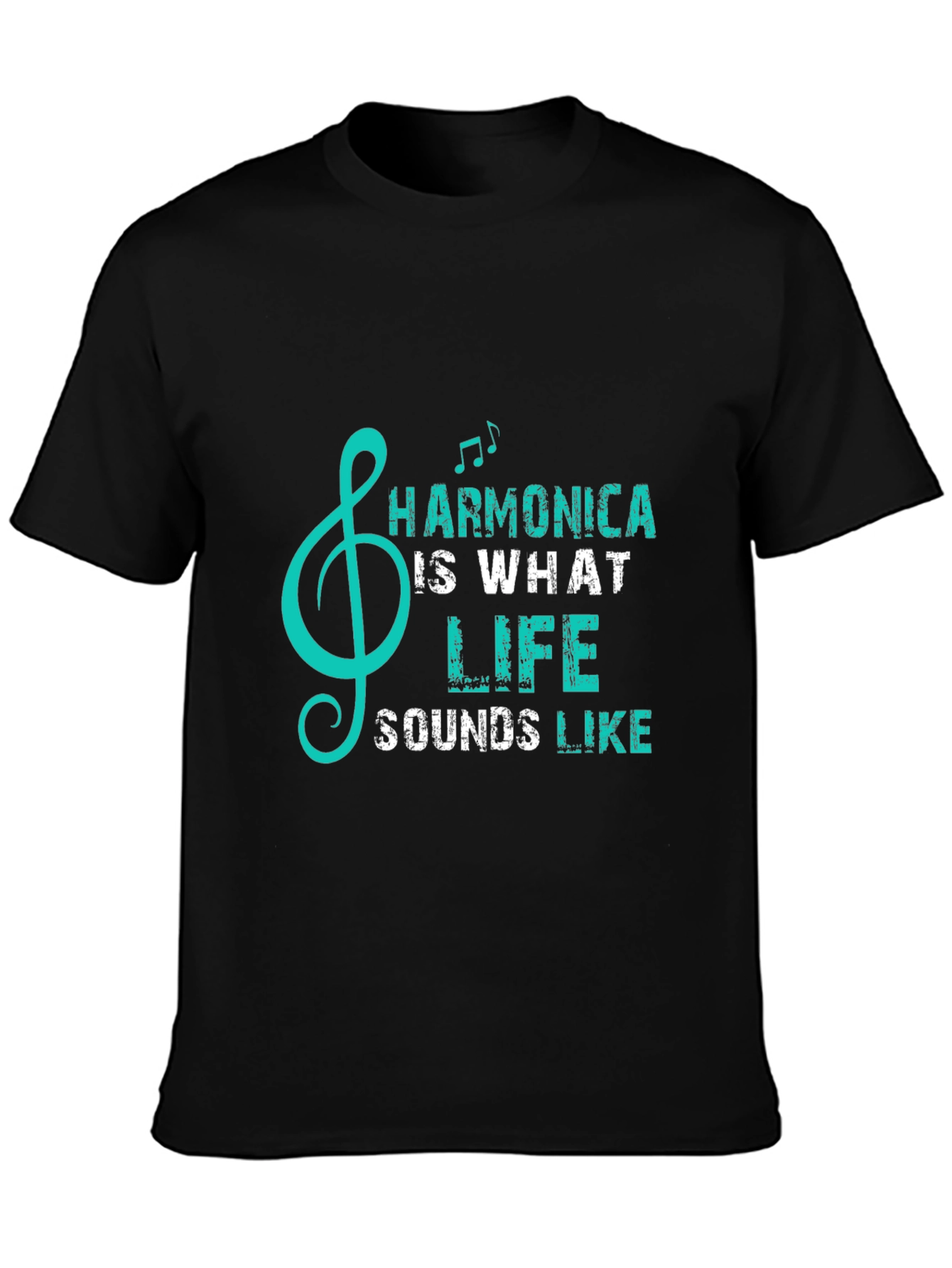 Harmonica is What Life Sounds Like T-Shirt