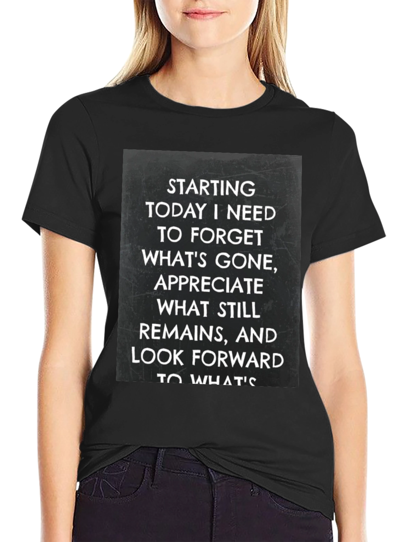 Inspirational Quote Graphic T-Shirt