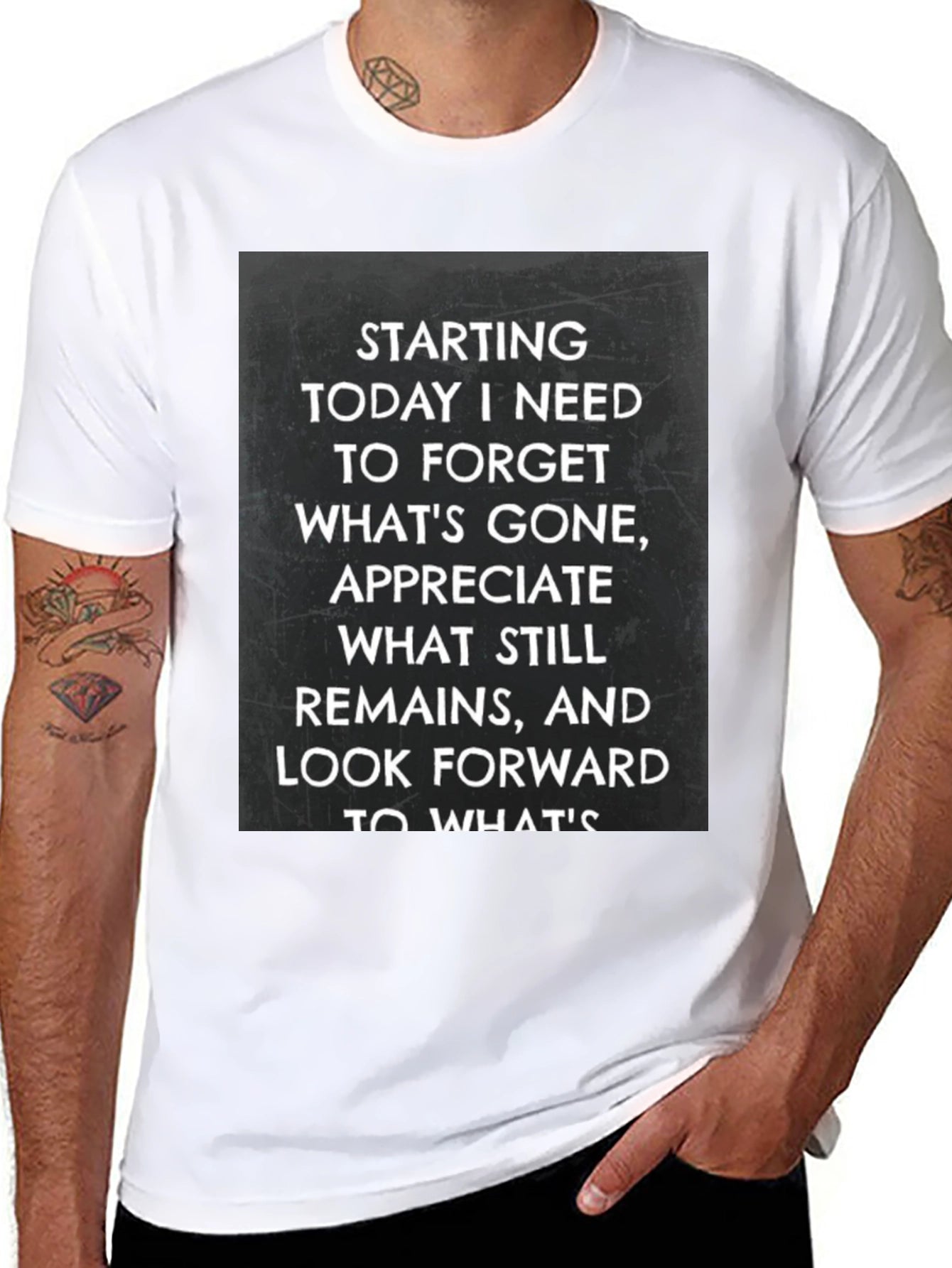 Inspirational Quote Graphic T-Shirt