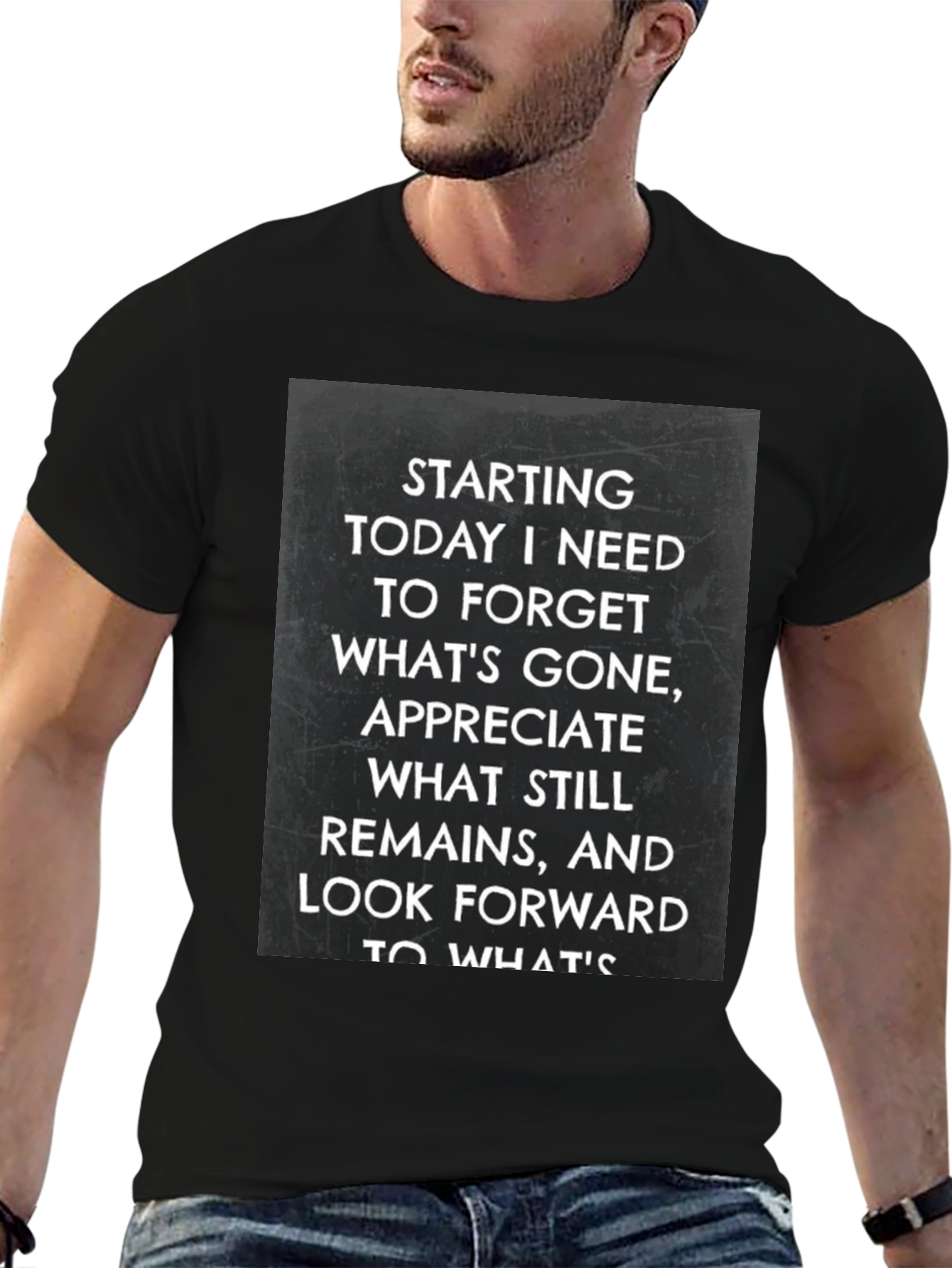 Inspirational Quote Graphic T-Shirt