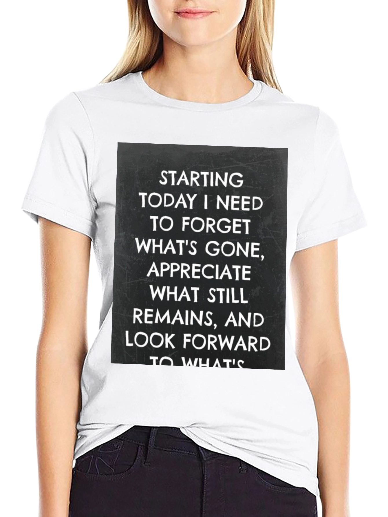 Inspirational Quote Graphic T-Shirt