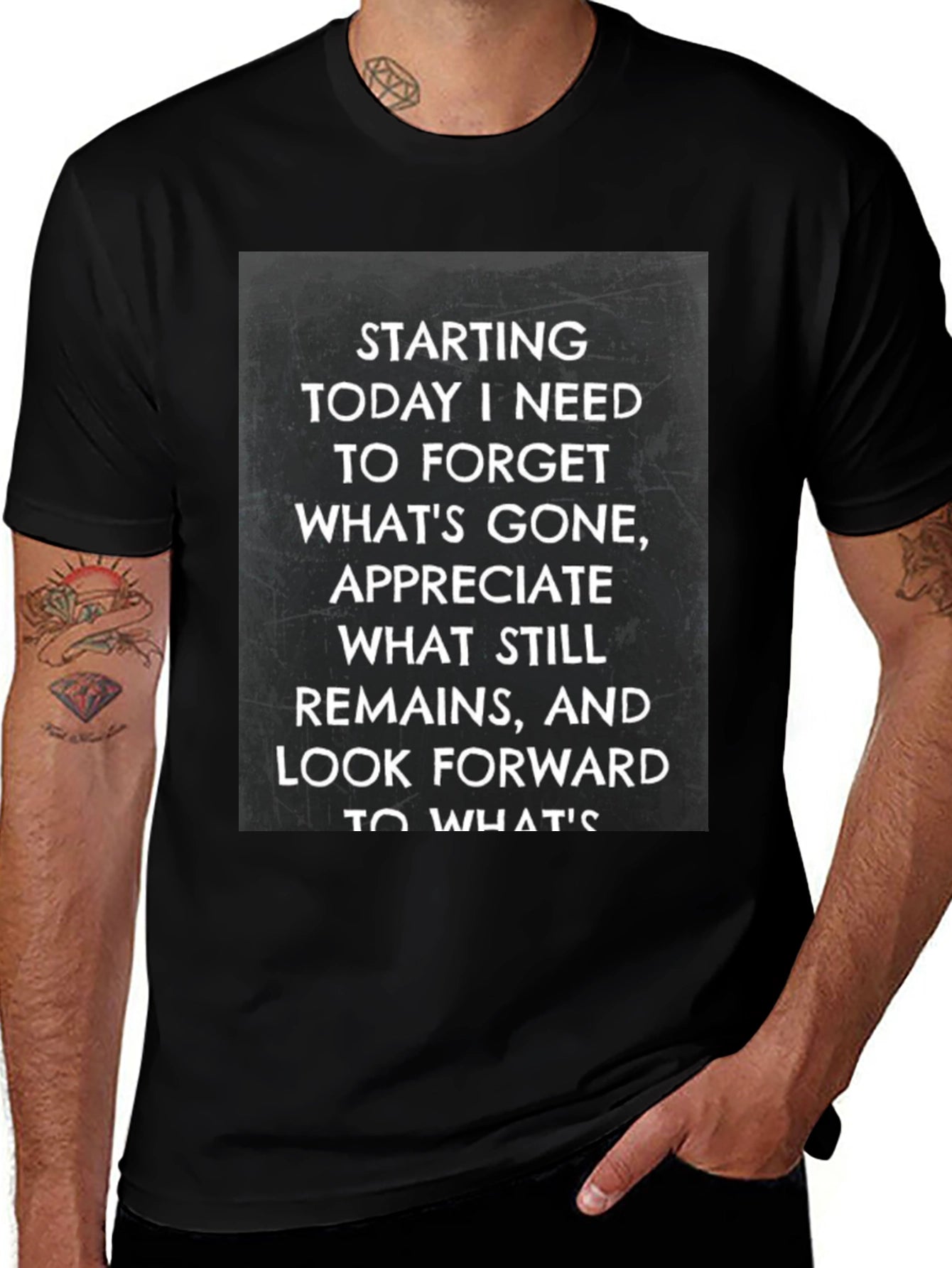 Inspirational Quote Graphic T-Shirt